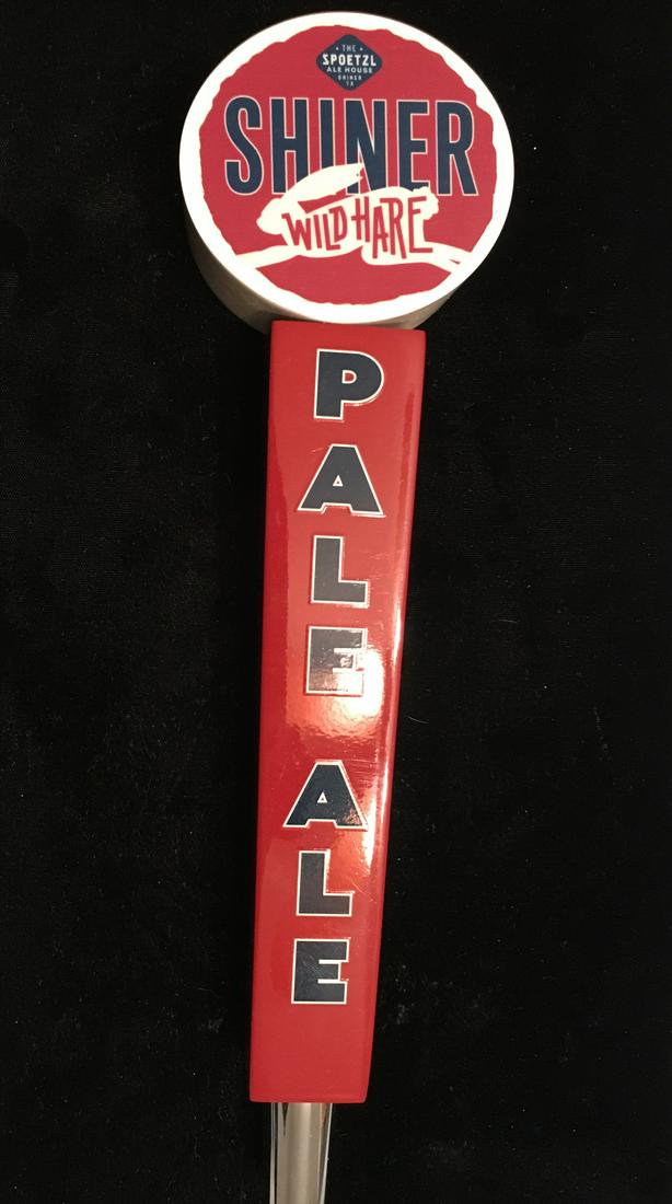 SHINER WILD HARE PALE ALE BEER TAP PULL HANDLE (1 of 2)