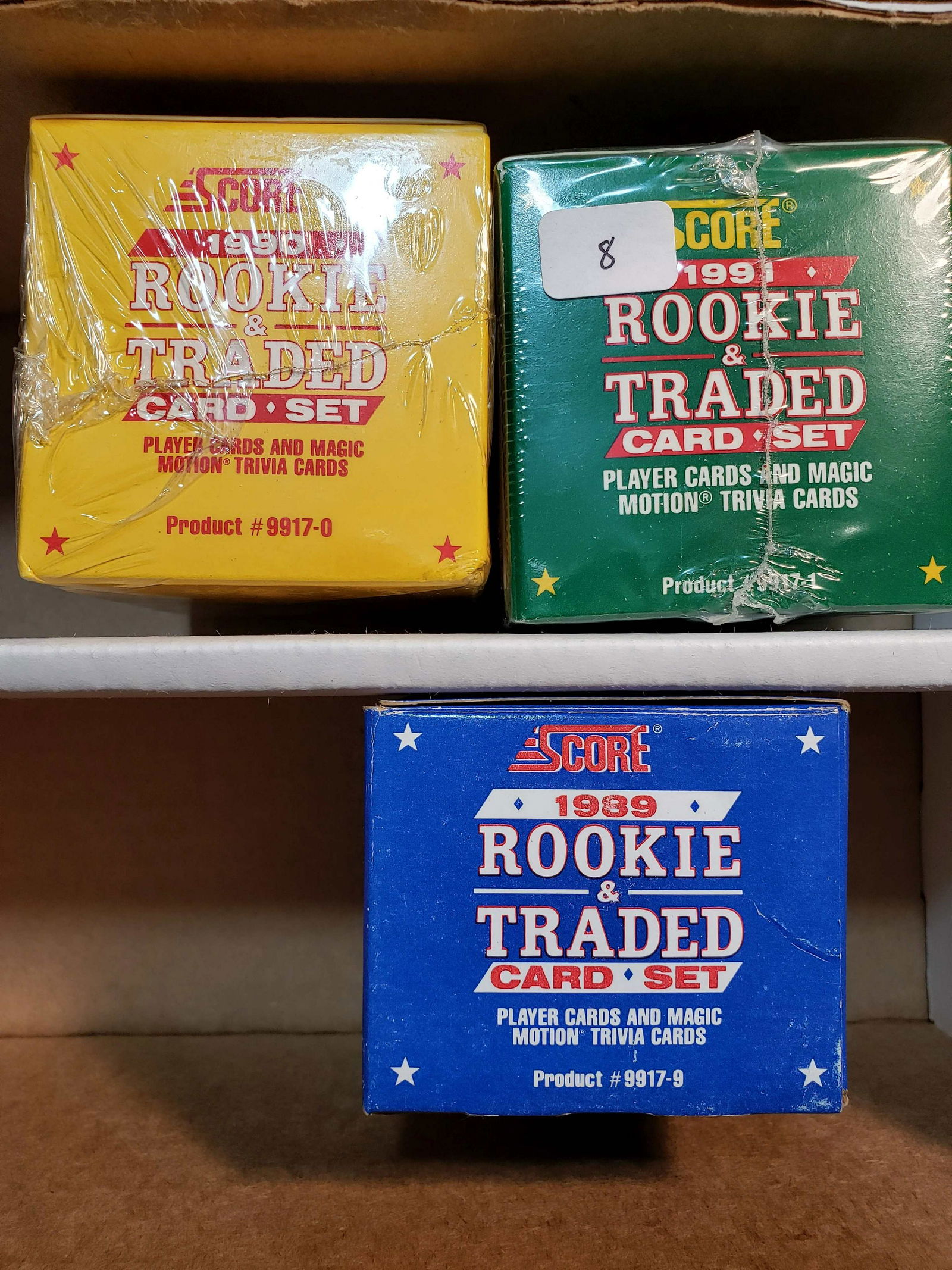 SCORE BASEBALL ROOKIE AND TRADED CARDS SETS (1 of 1)