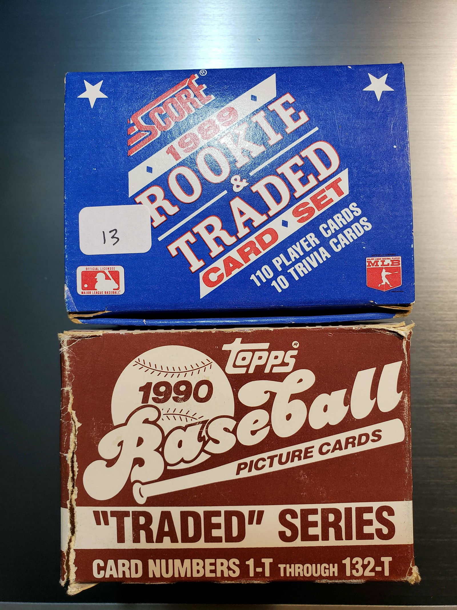 VINTAGE TRADED AND UPDATE SETS MINT CARDS IN BOX (1 of 1)