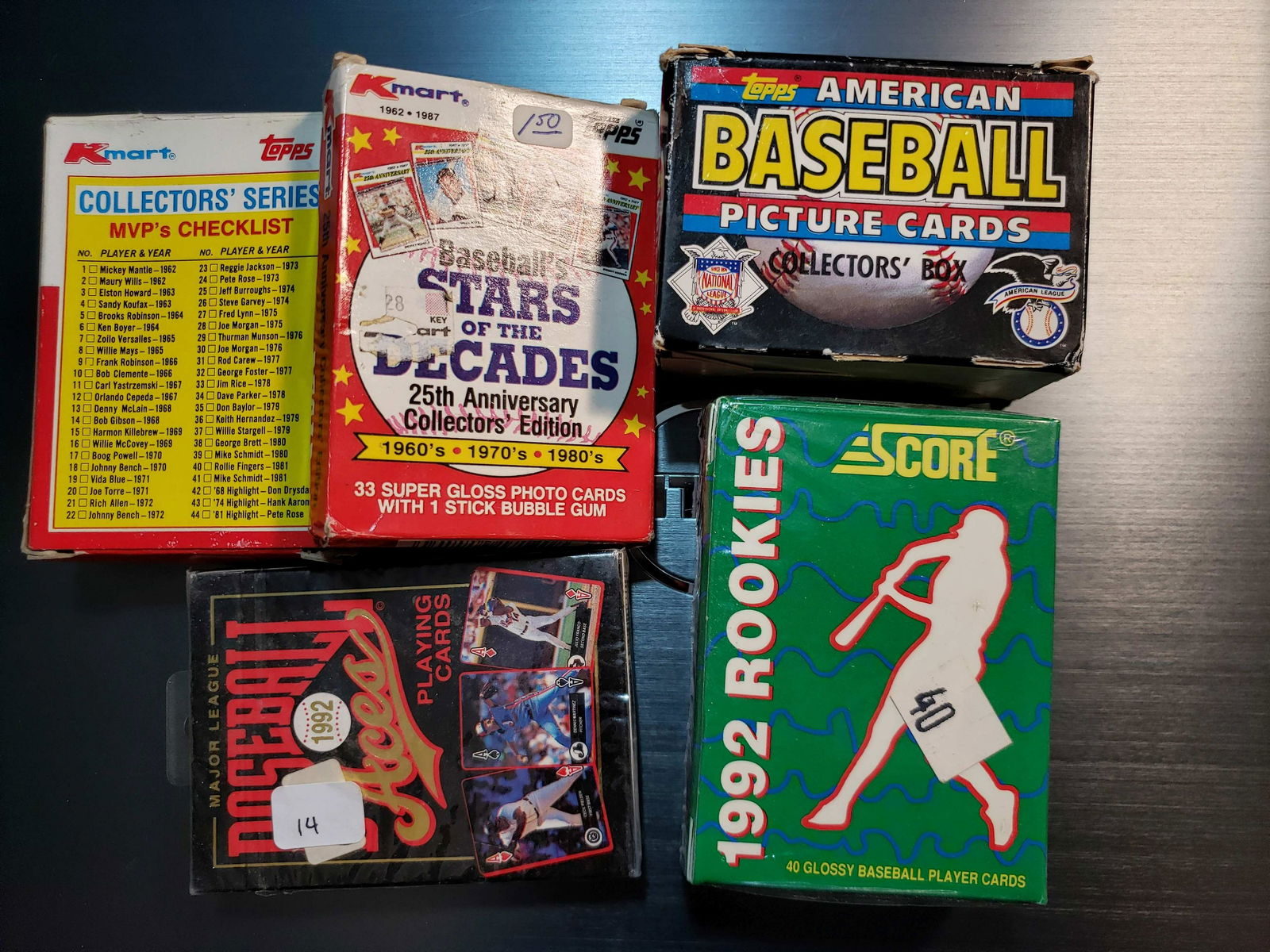 VINTAGE 1980'S BASEBALL CARD SETS IN BOX (1 of 1)