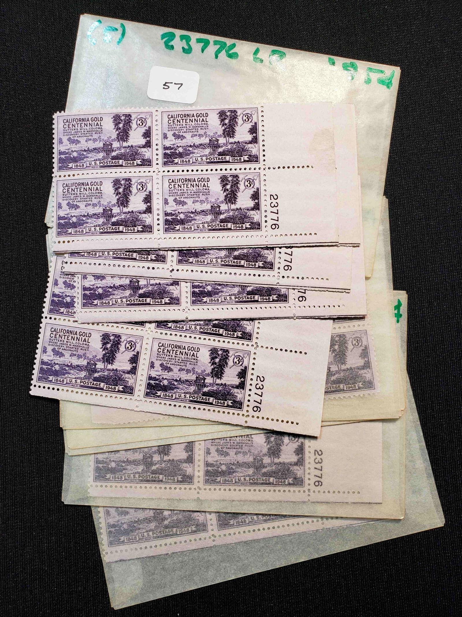 UNITED STATES POSTAGE STAMP COLLECTION (10) MINT PLATE (1 of 1)