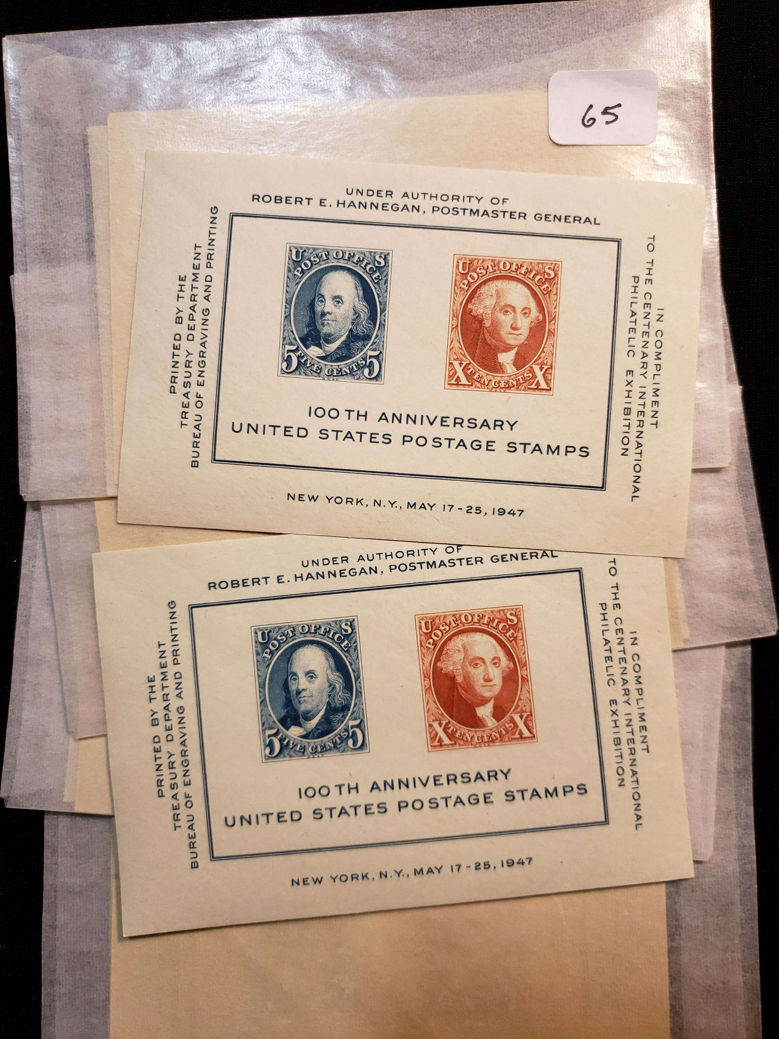 UNITED STATES POSTAGE STAMP COLLECTION (10) MINT PLATE (1 of 1)