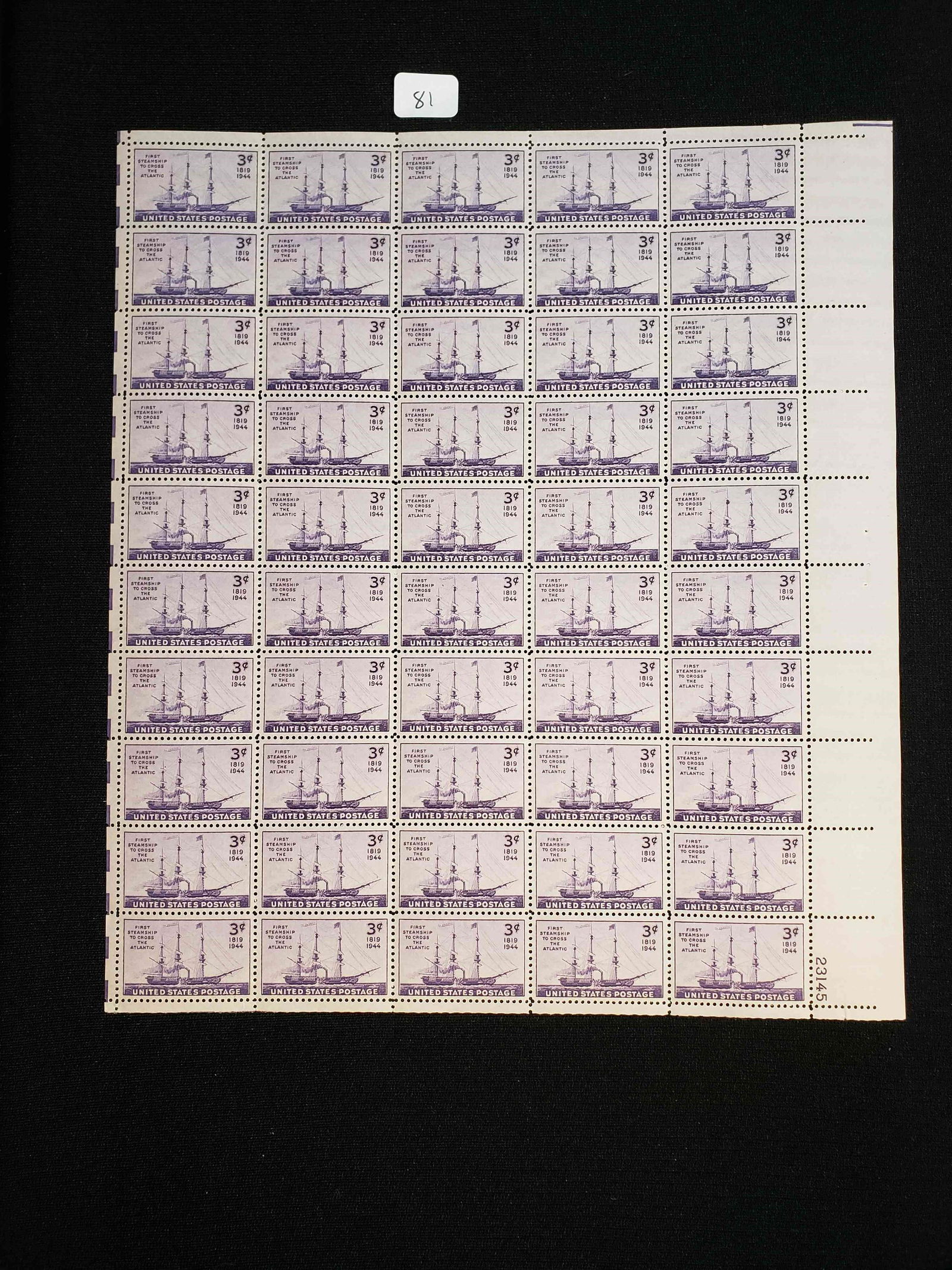 US MINT POSTAGE STAMPS FULL MINT STAMP SHEET (1 of 1)