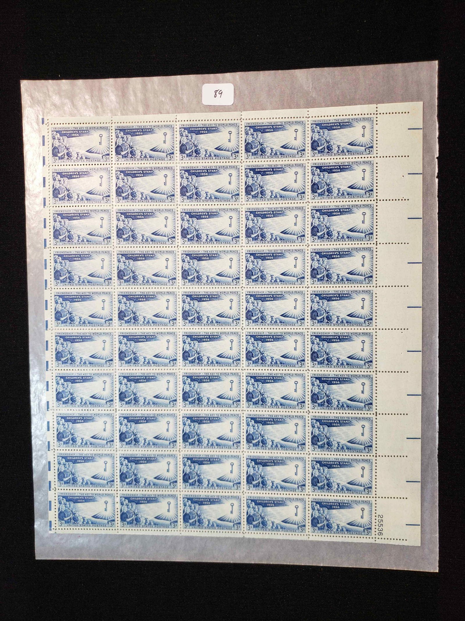 US MINT POSTAGE STAMPS FULL MINT STAMP SHEET (1 of 1)