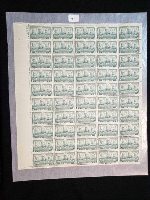 US MINT POSTAGE STAMPS FULL MINT STAMP SHEET (1 of 1)