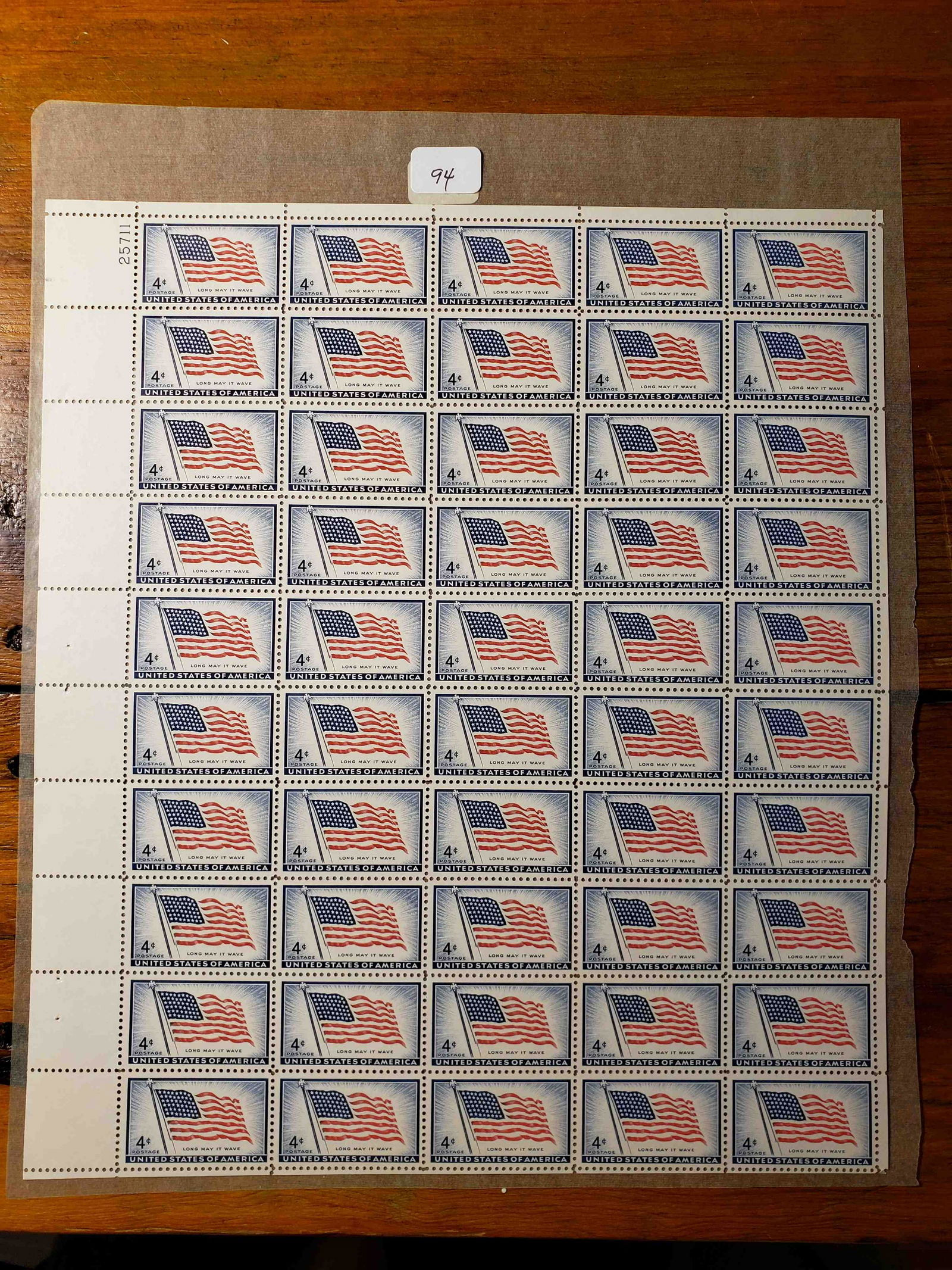 US MINT POSTAGE STAMPS FULL MINT STAMP SHEET (1 of 1)