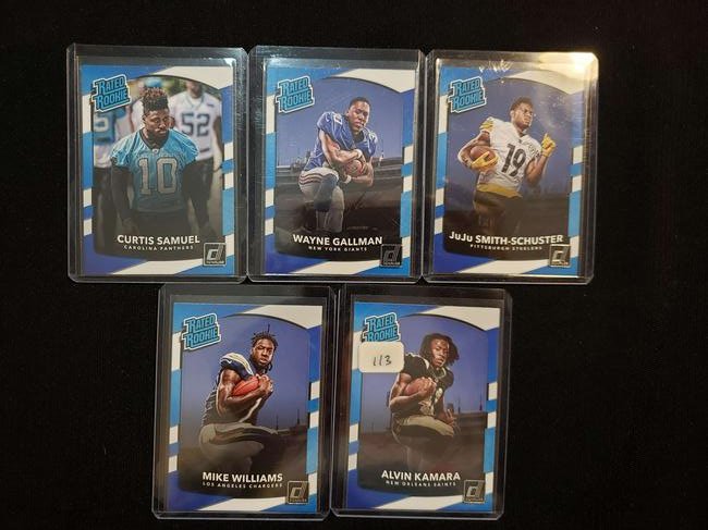 RATED ROOKIE CARD LOT (1 of 1)