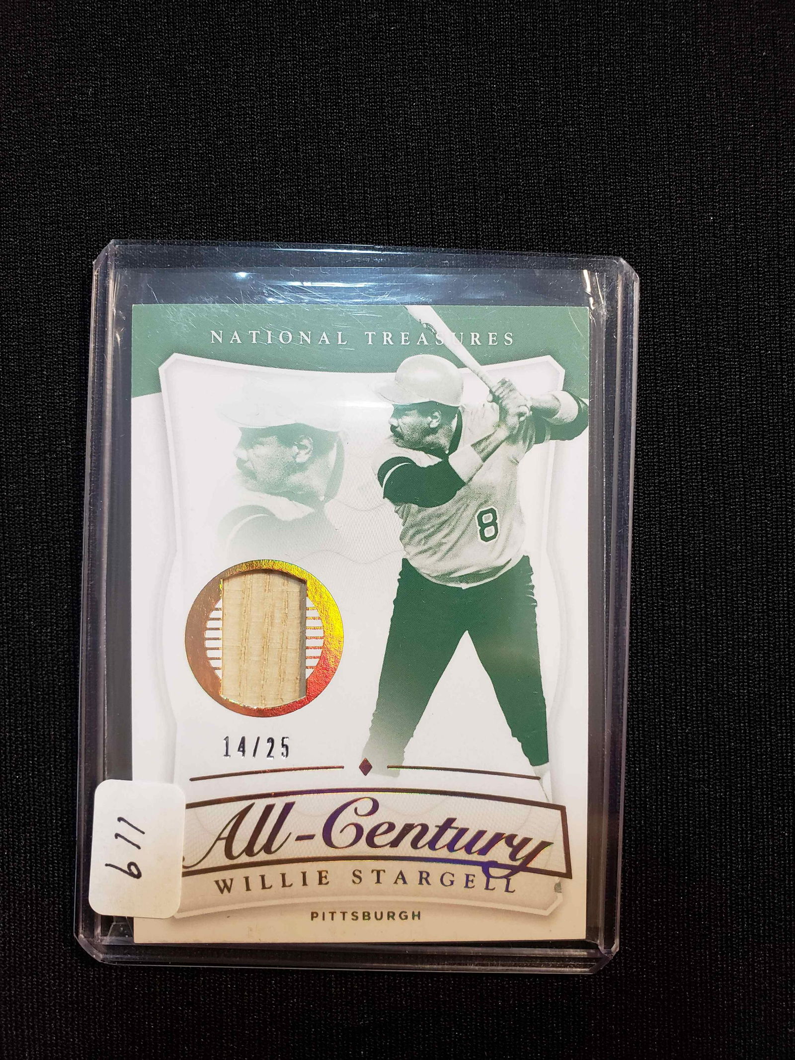 2017 NATIONAL TREASURES ALL-CENTURY WILLIE STARGEL BAT (1 of 1)