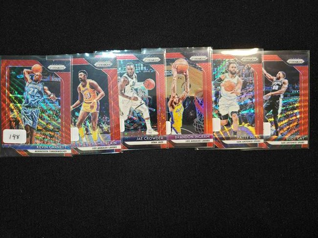 PANINI PRIZM BASKETBALL RUBY RED, AND RED WAVE PRIZMS (1 of 1)