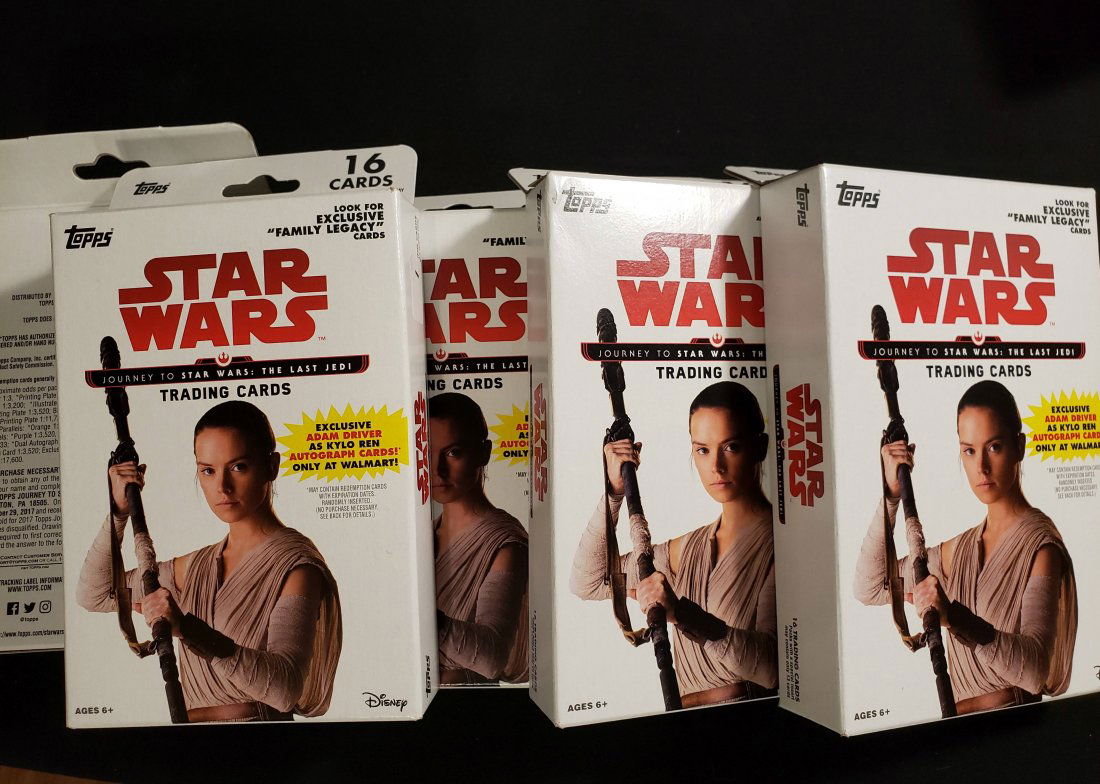 TOPPS STAR WARS TRADING CARDS SEALED HANGER BOX LOT (1 of 3)