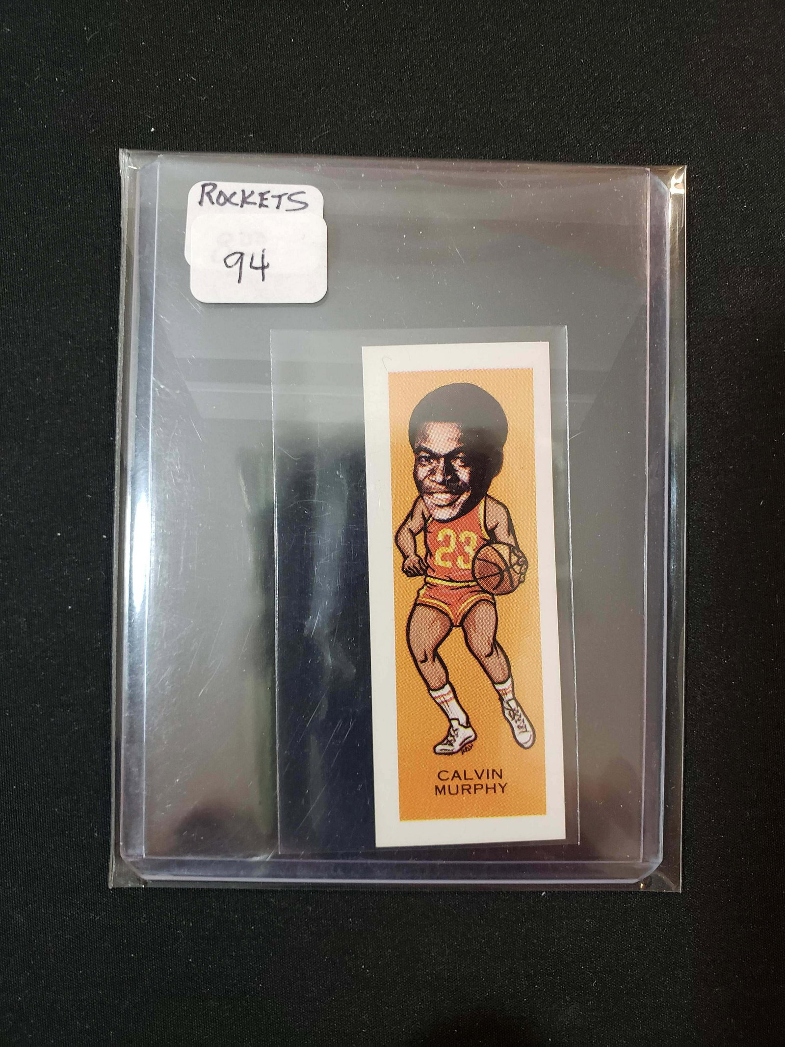 CALVIN MURPHY 1974 Nabisco Sugar Daddy Pro Faces Series: CALVIN MURPHY 1974 Nabisco Sugar Daddy Pro Faces Series 1 Card #24 - HOUSTON ROCKETS