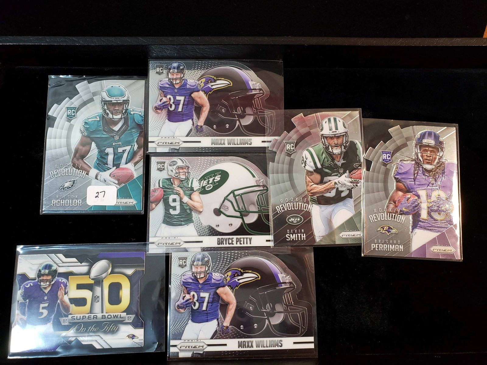 PANINI PRIZM FOOTBALL DIE CUT INSERT CARD COLLECTION (1 of 1)
