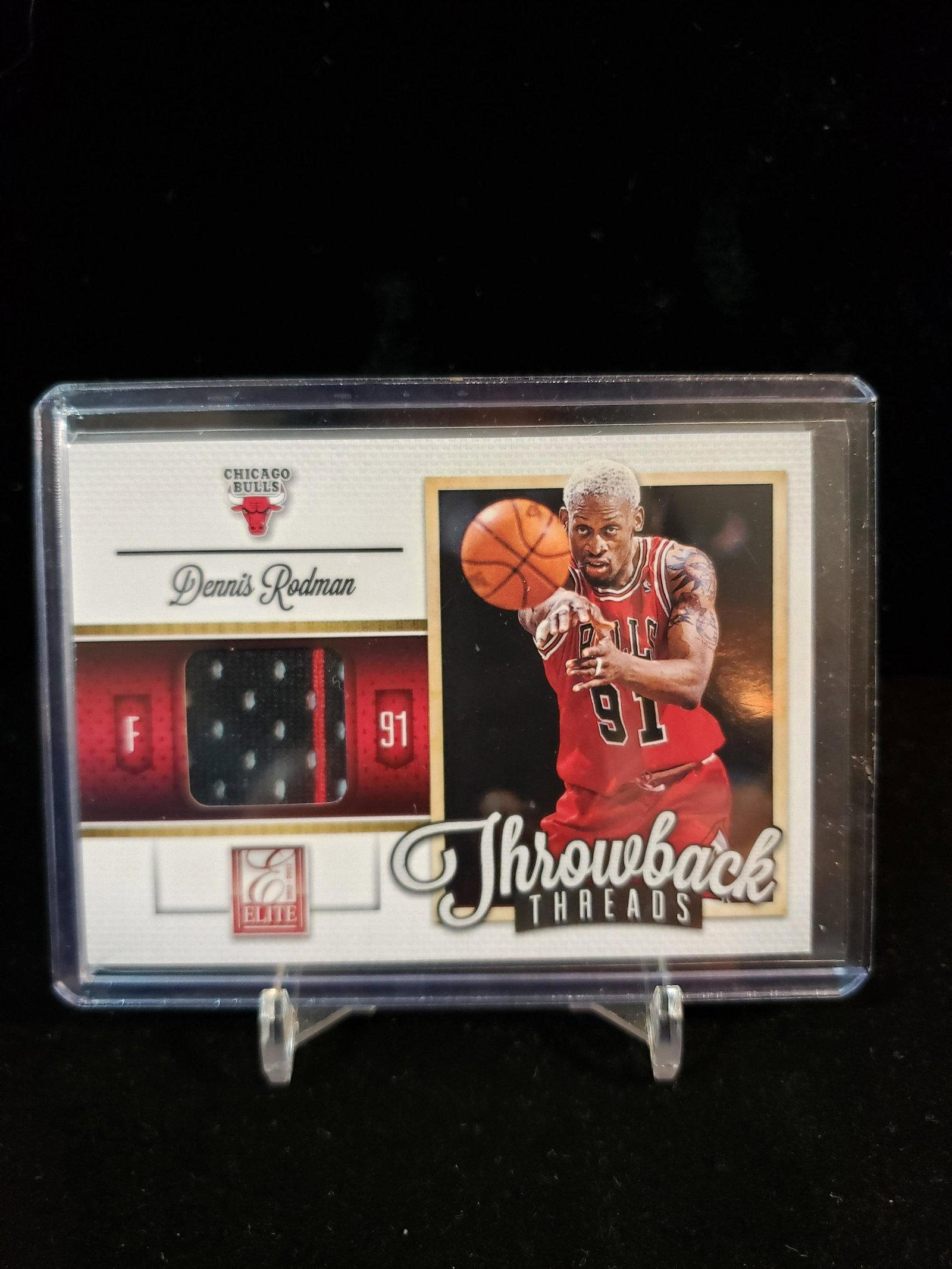 DENNIS RODMAN CHICAGO BULLS THROWBACK THREADS PINE (1 of 1)