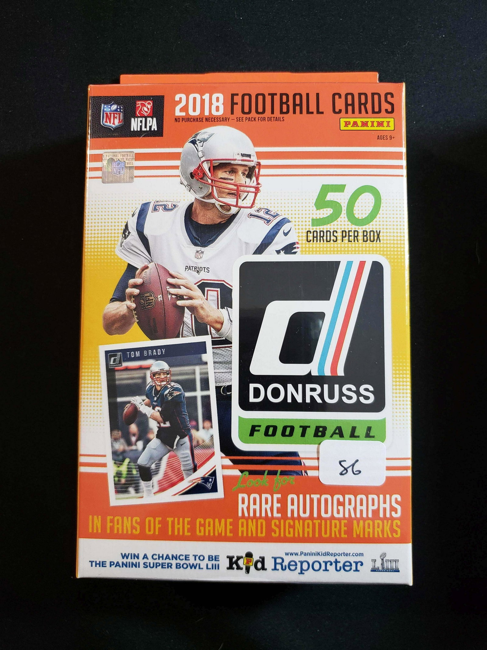SEALED BLASTER BOX 2018 PANINI DONRUSS FOOTBALL: BUMPER ROOKIE YEAR BAKER MAYFIELD, LAMAR JACKSON, SAM DARNOLD, JOSH ROSEN, JOSH ALLEN ,SAQUAN BARKELY, NICK CHUBB, BRADLEY CHUBB