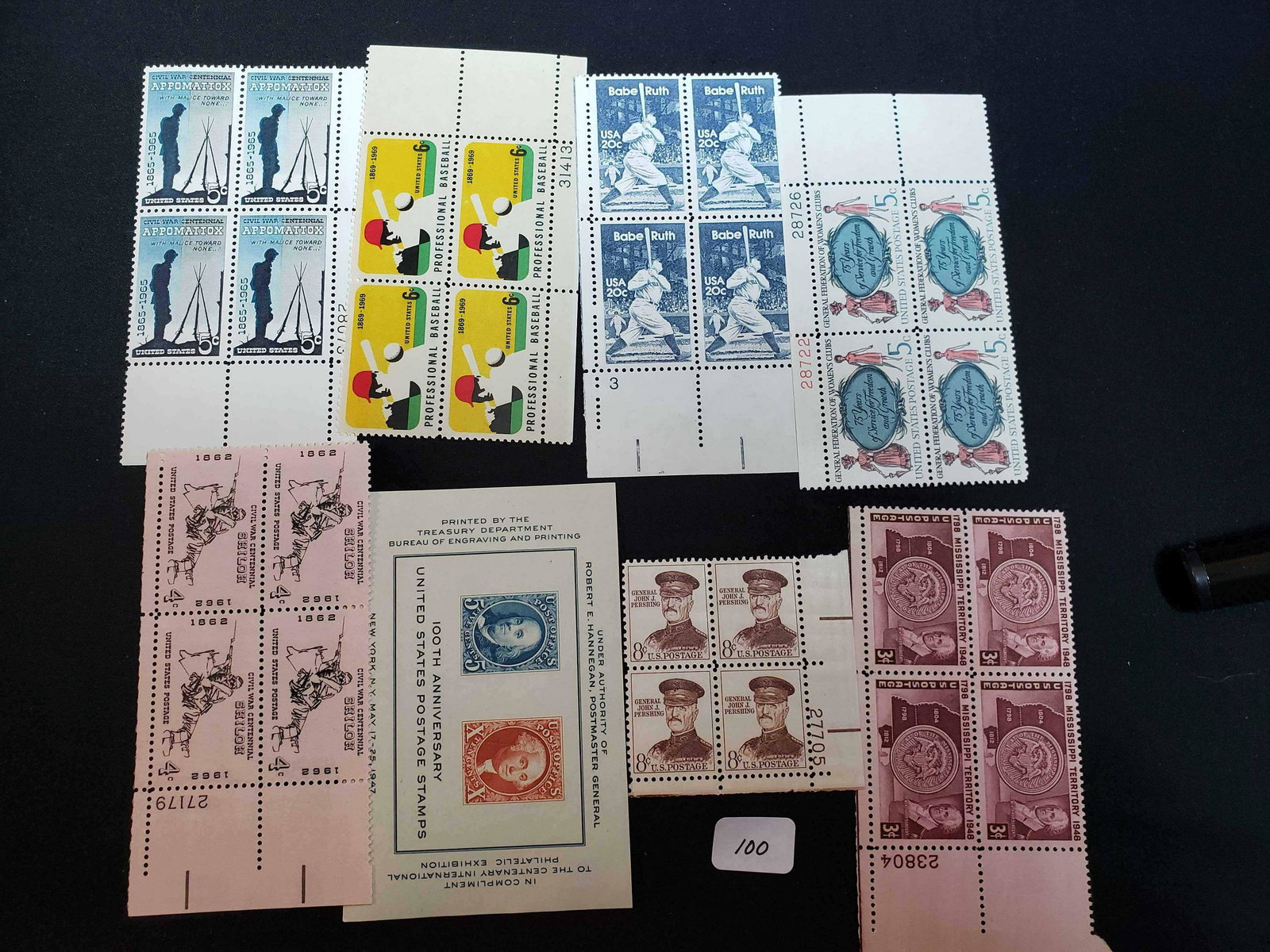 U.S. MINT POSTAGE STAMP COLLECTION OF 10 DIFFERENT MINT (1 of 1)
