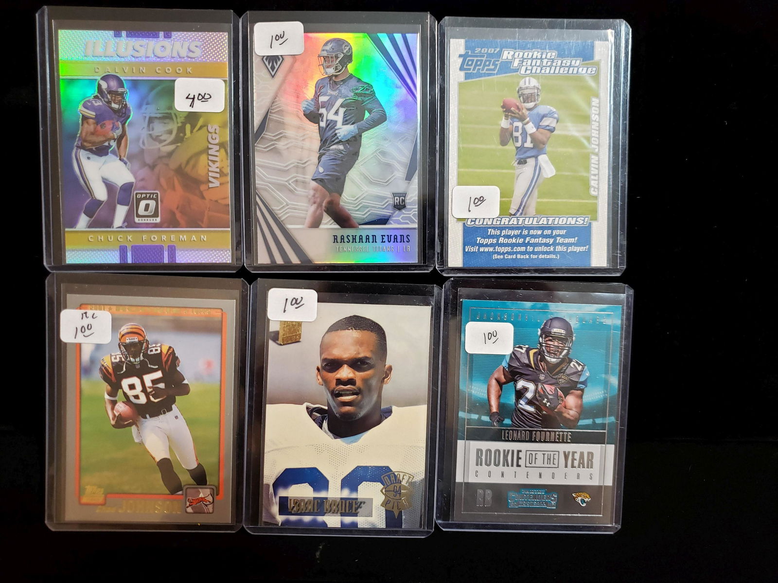 NFL FOOTBALL ROOKIE CARD LOT (1 of 1)