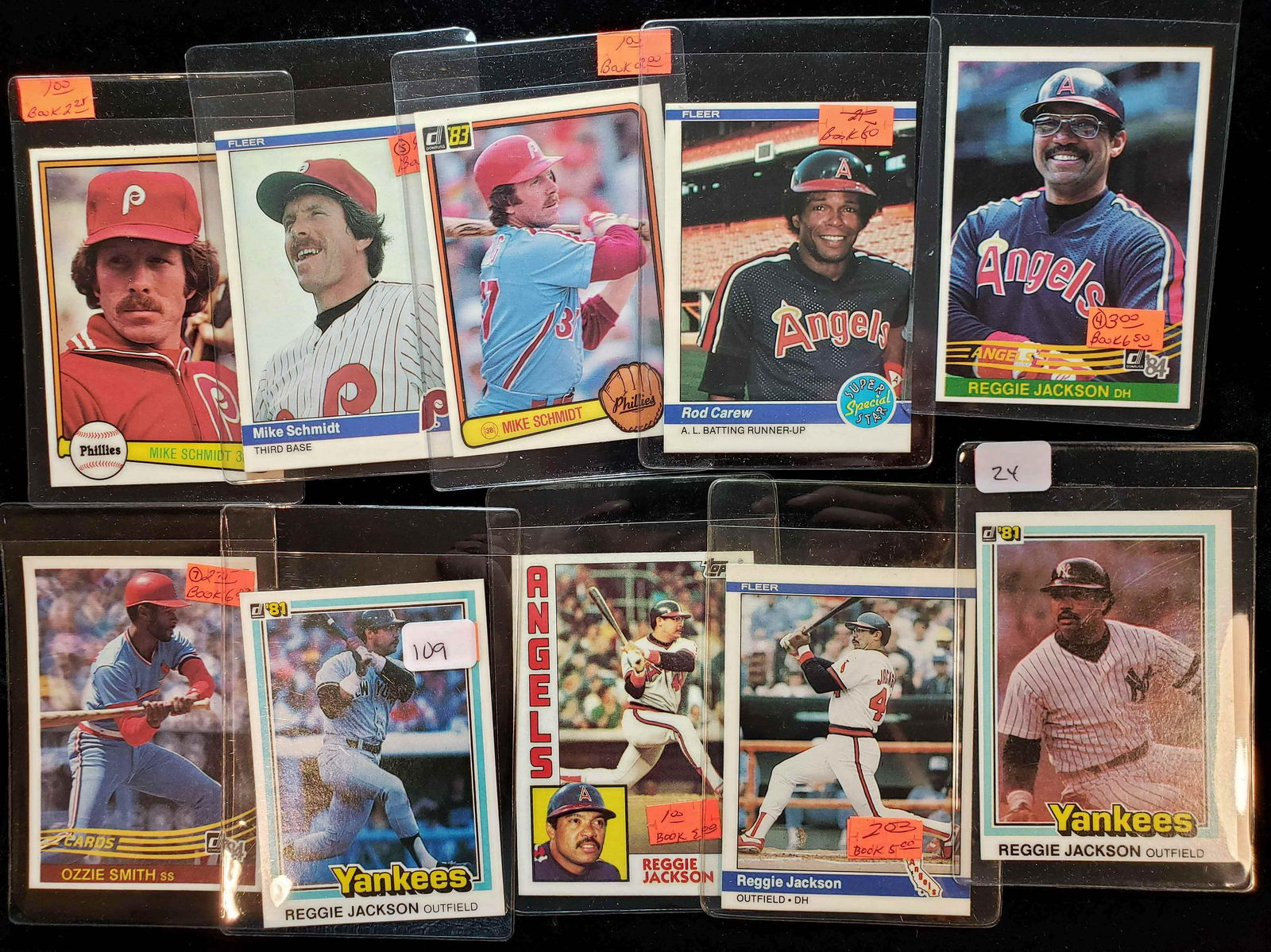 VINTAGE BASEBALL CARDS STARS AND HOFER LOT (1 of 1)