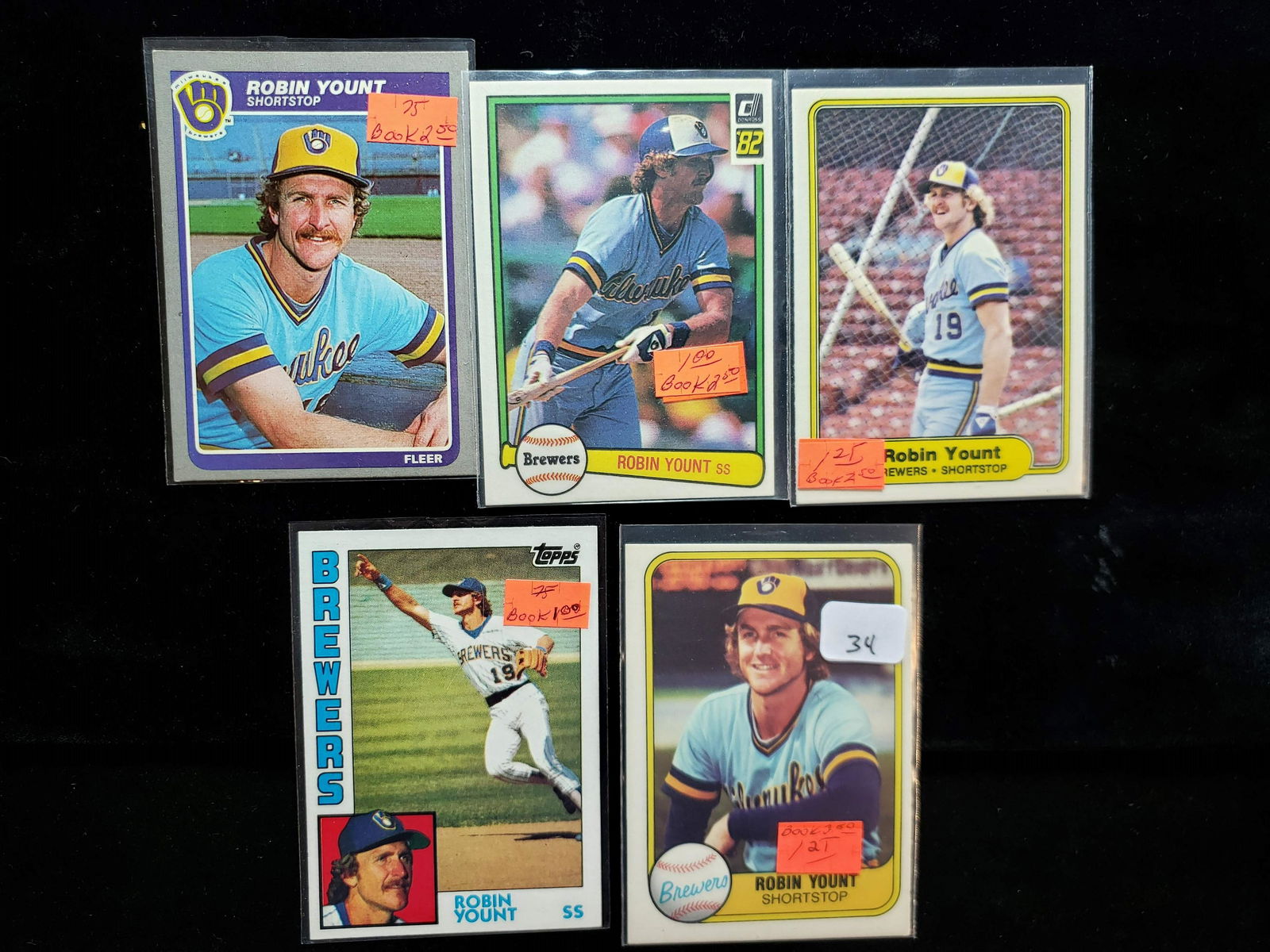 VINTAGE BASEBALL CARDS STARS AND HOFER LOT (1 of 1)