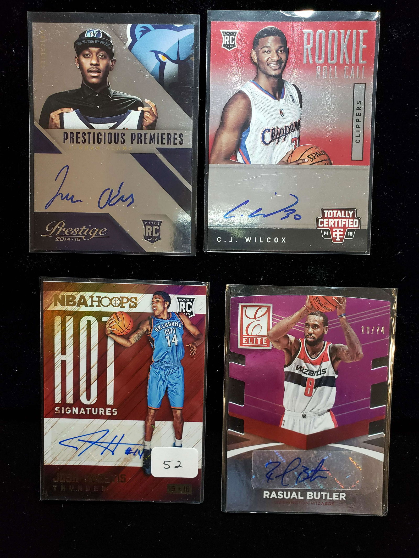 NBA BASKETBALL AUTOGRAPHED CARD LOT (1 of 1)