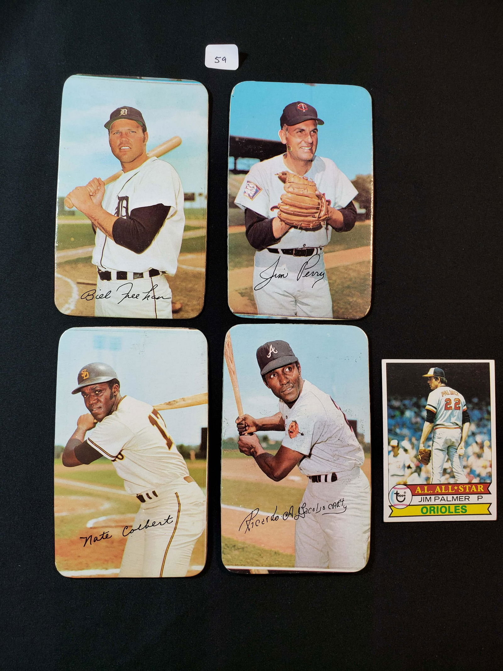 1971 BASEBALL TOPPS SUPER OVER SIZED CARD LOT (1 of 1)