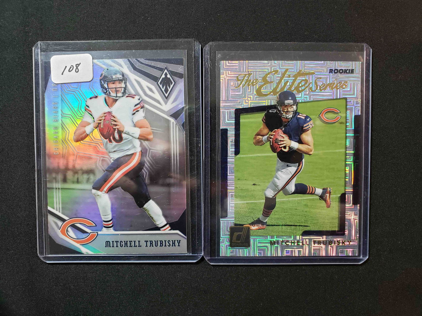 MITCH TRUBISKY ROOKIE INSERT AND SILVER PRIZM (1 of 1)