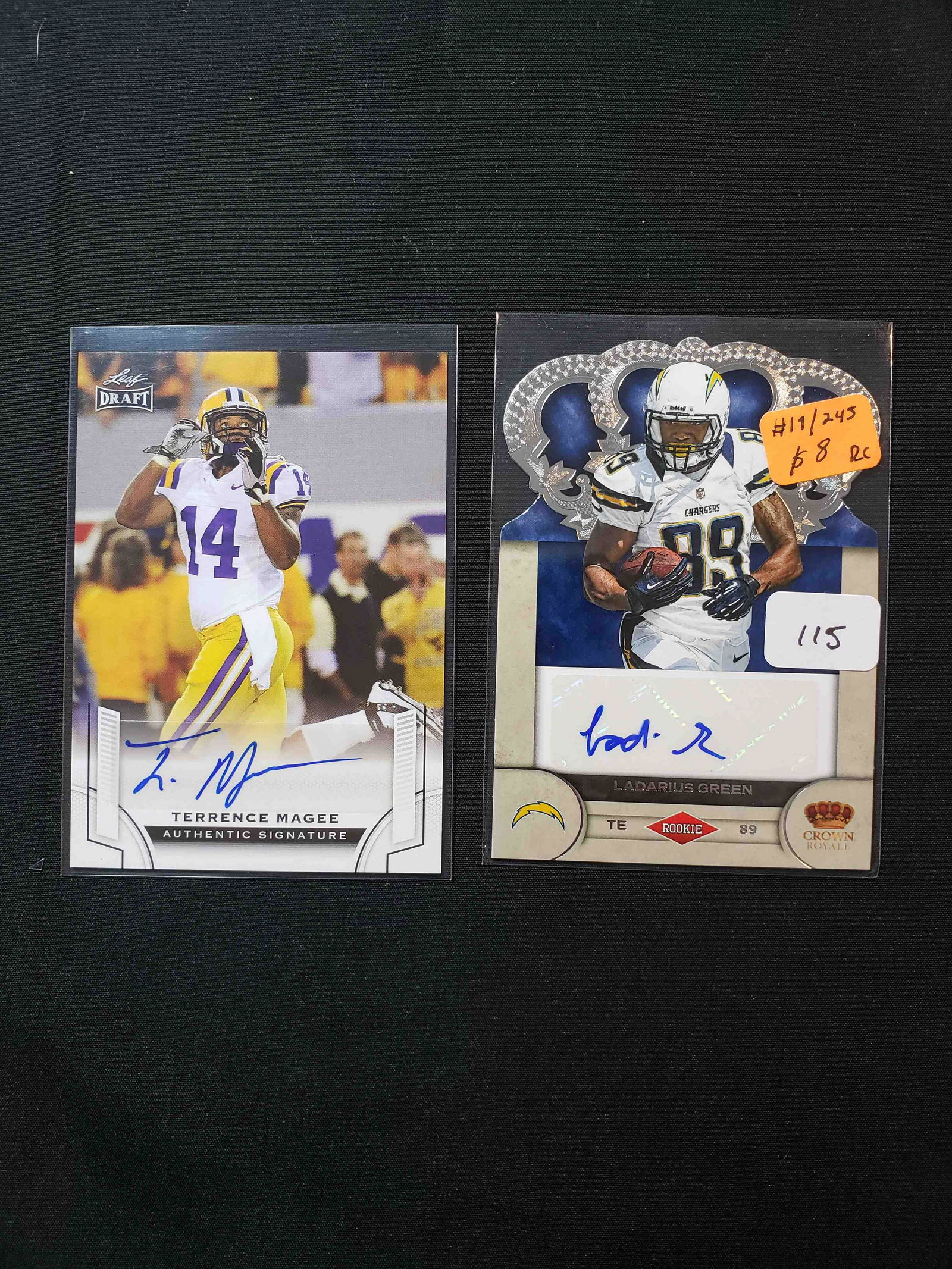 TERRANCE MAGEE AND LADARIUS GREEN ROOKIE AUTOS (1 of 1)