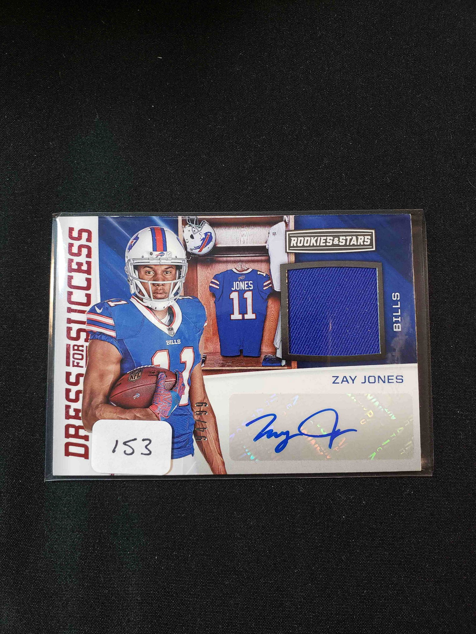 ZAY JONES AUTOGRAPHED JERSEY CARD 94/99 (1 of 1)