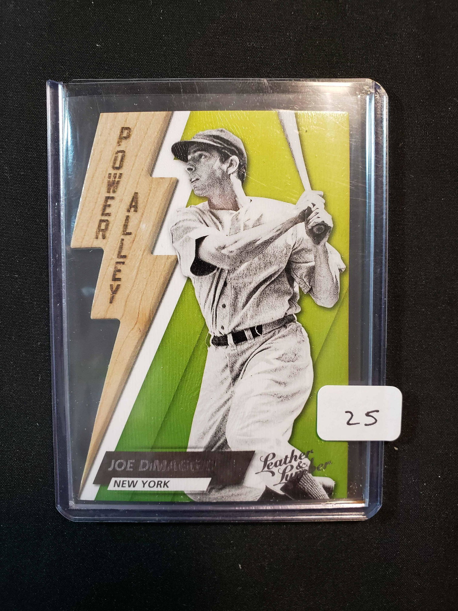 JOE DIMAGGIO POWER ALLEY DIE CUT INSERT (1 of 1)