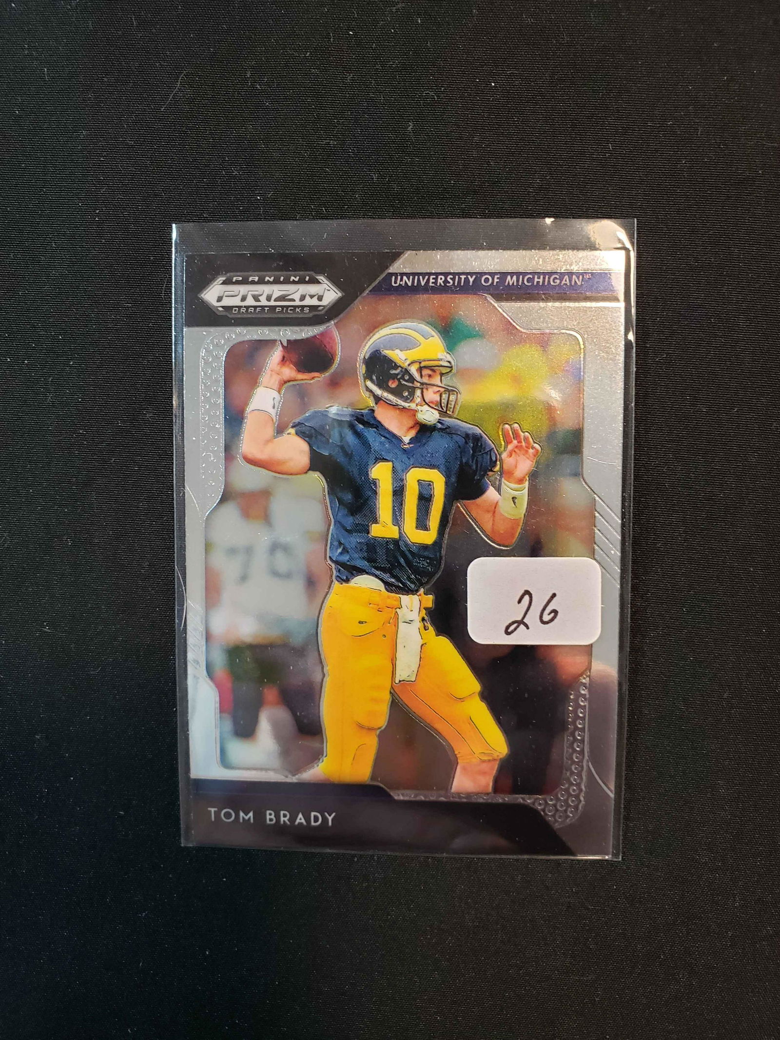 PANINI DRAFT PICKS TOM BRADY PATRIOTS/MICH. WOLVERINES (1 of 1)