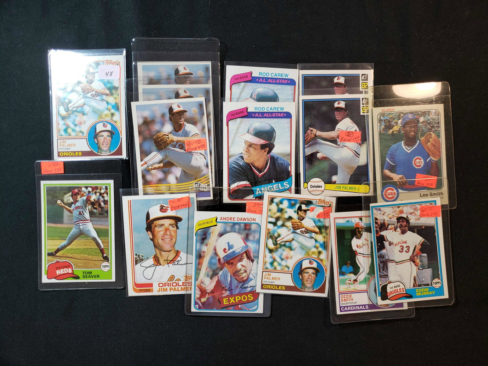 LOT OF 15 BASEBALL CARDS STARS AND HOFERS (1 of 1)