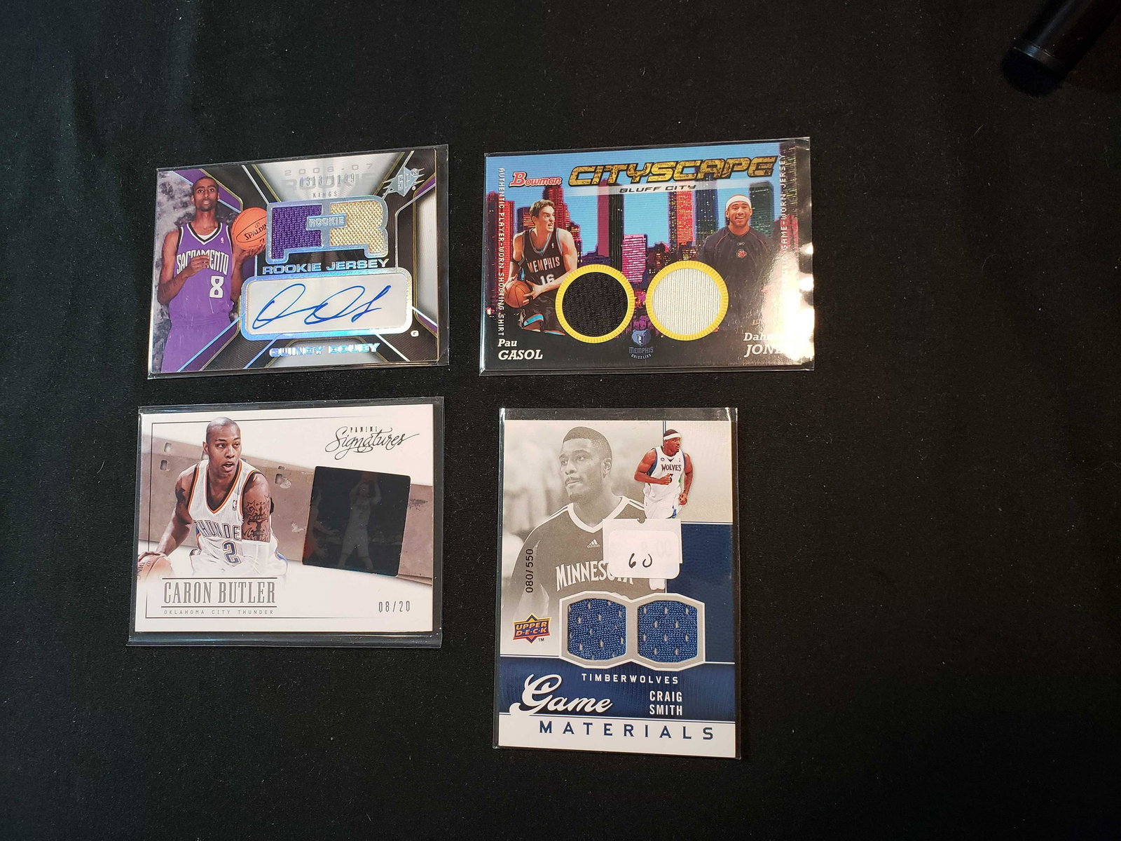 NBA BASKETBALL GAME USED JERSEY RELIC CARDS (1 of 1)