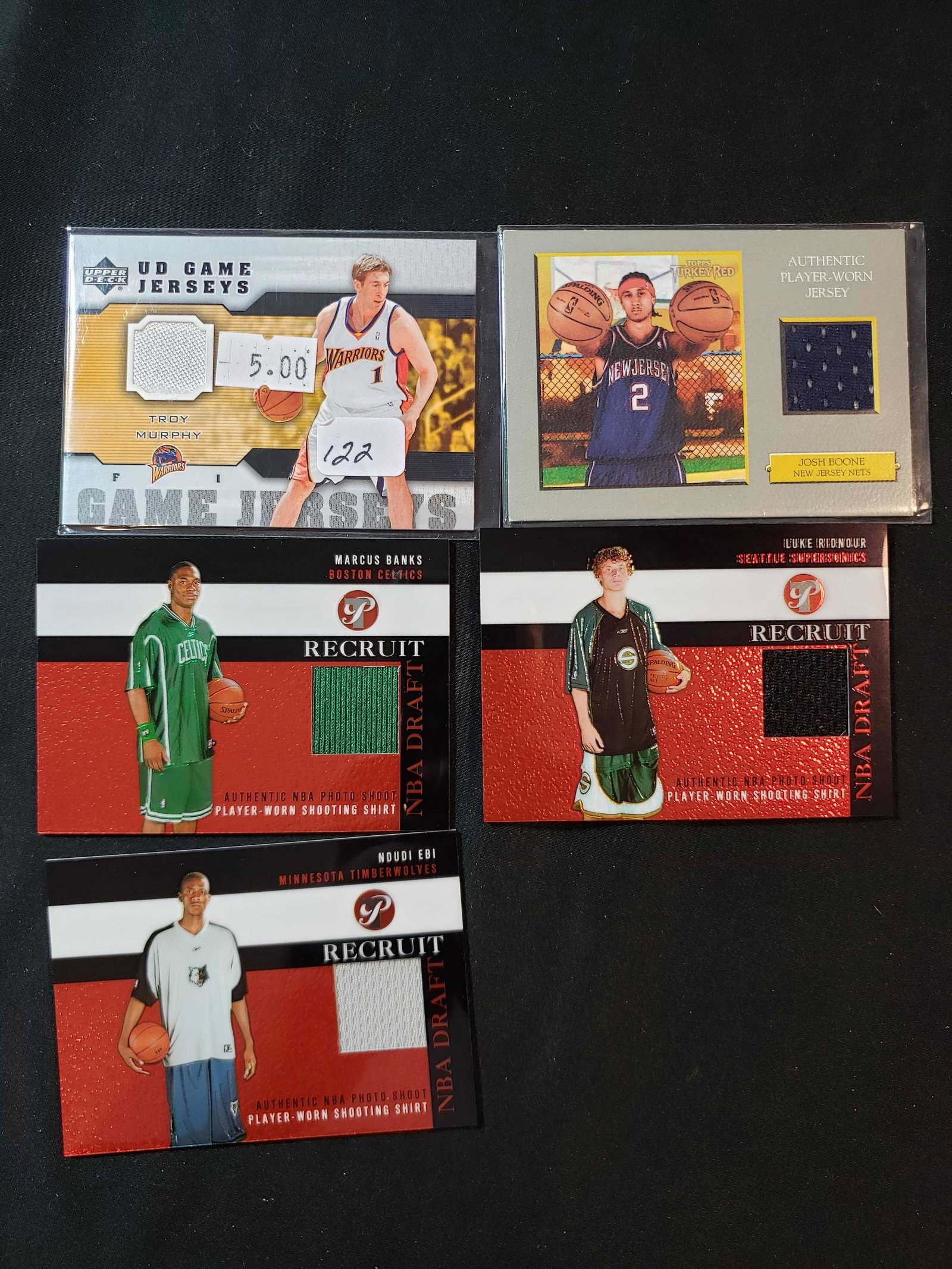 NBA BASKETBALL JERSEY RELIC CARD (1 of 1)