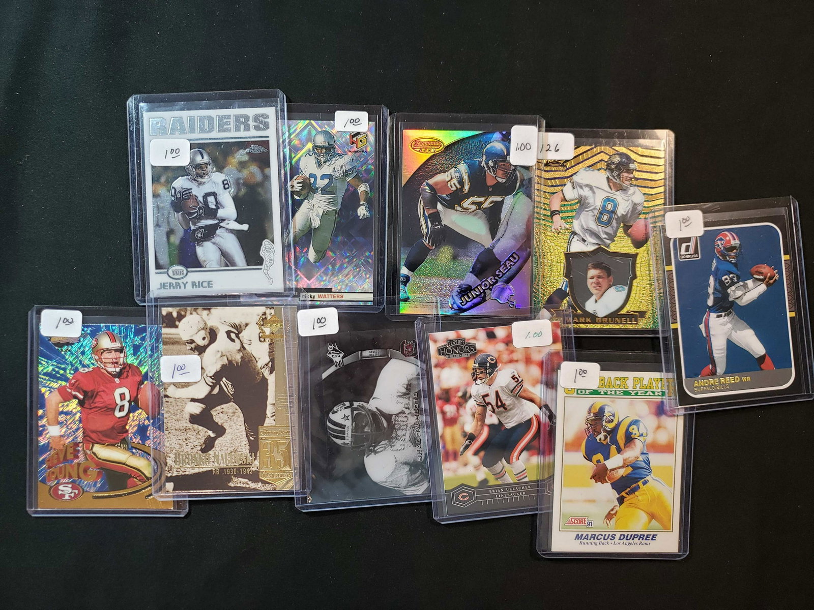 NFL HALL OF FAMERS AND LEGENDS INSERT CARDS (1 of 1)