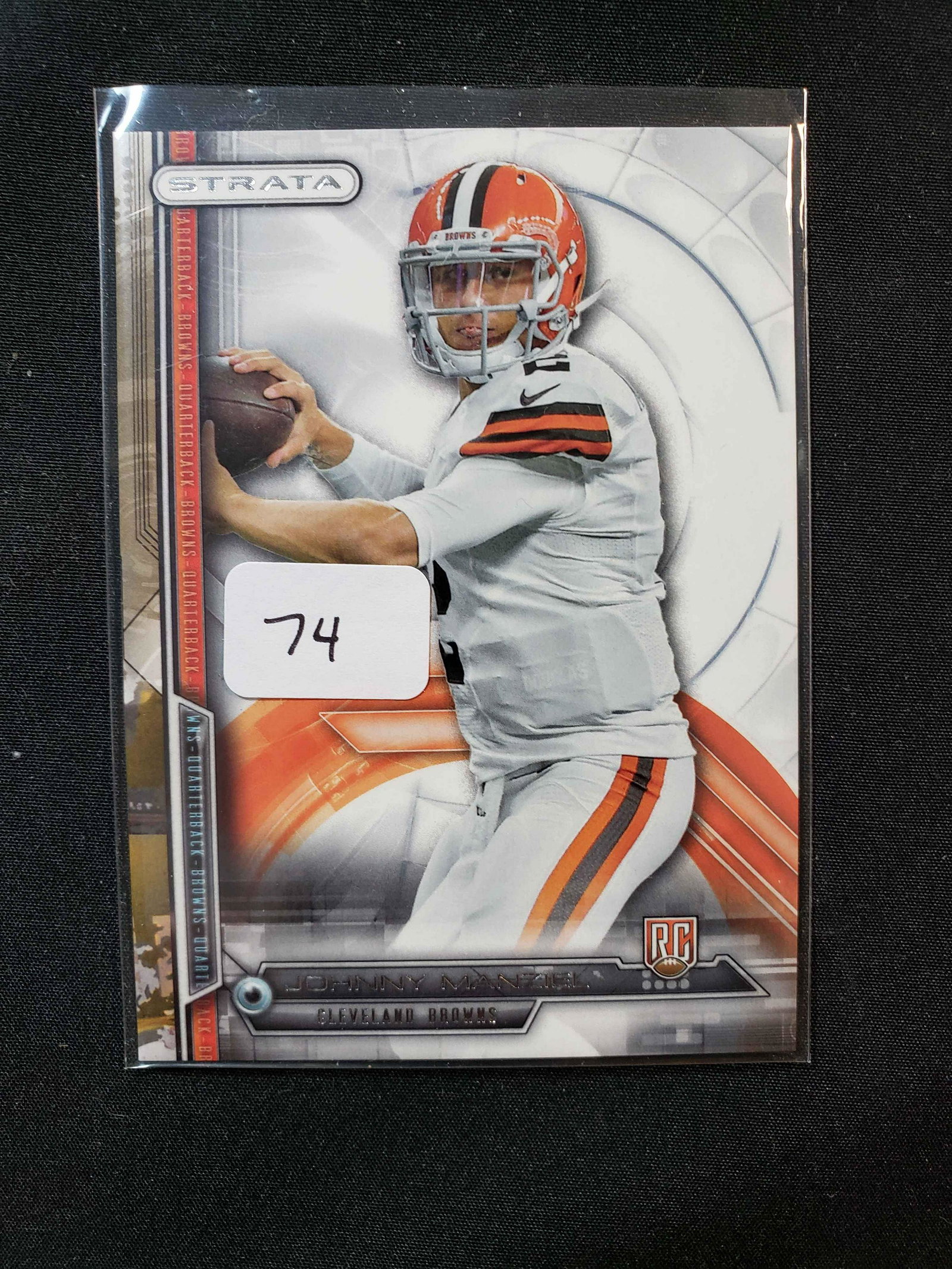 HEISMAN TROPHY WINNER JOHNNY MANZIEL ROOKIE CARD: 2014 TOPPS STARTA JOHNNY FOOTBALL ROOKIE CARD