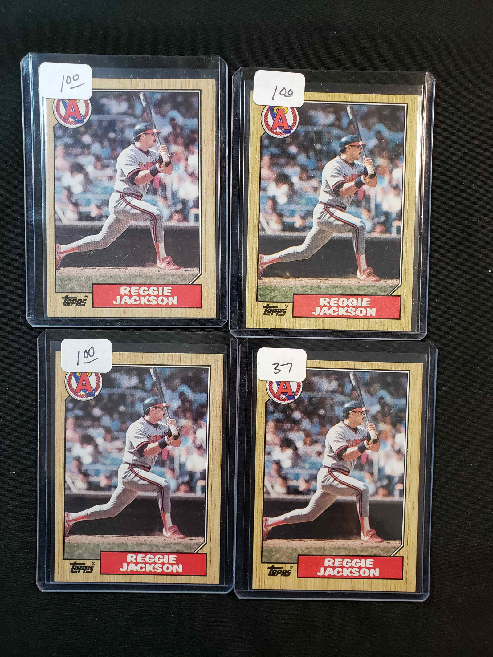 REGGIE JACKSON 1987 TOPPS HIGH GRADE LOT (1 of 1)