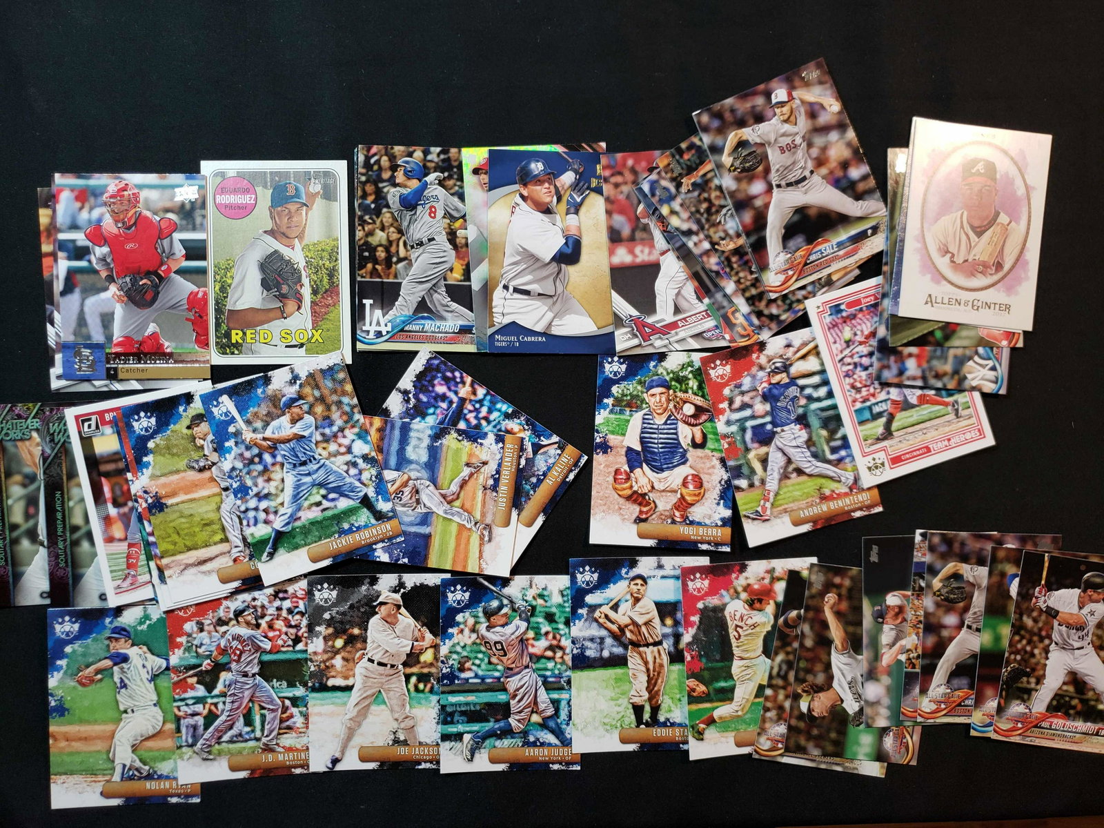 LOT OF 50 BASEBALL CARDS STARS AND INSERTS (1 of 1)