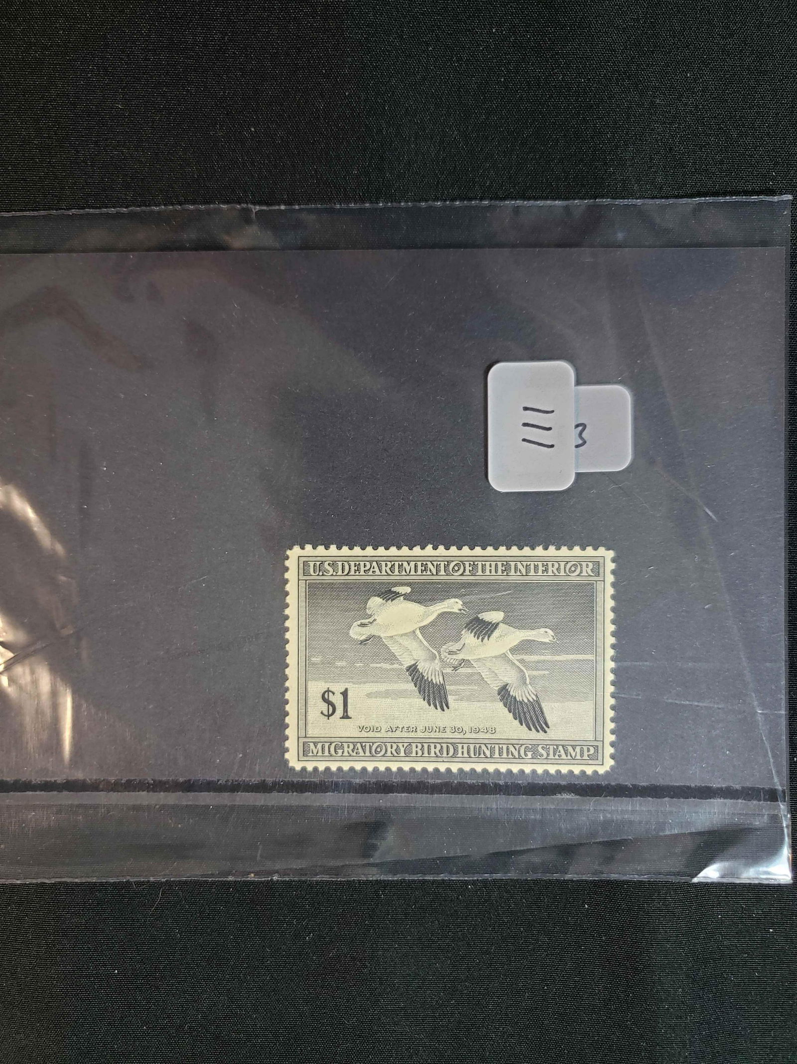 U.S. POSTAGE STAMPS $1 DUCK STAMP (1 of 1)