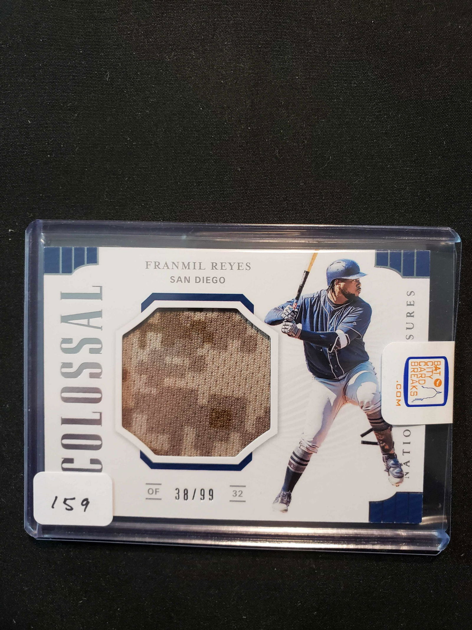 NATIONAL TREASURES BASEBALL MEMORABILIA CARD (1 of 1)