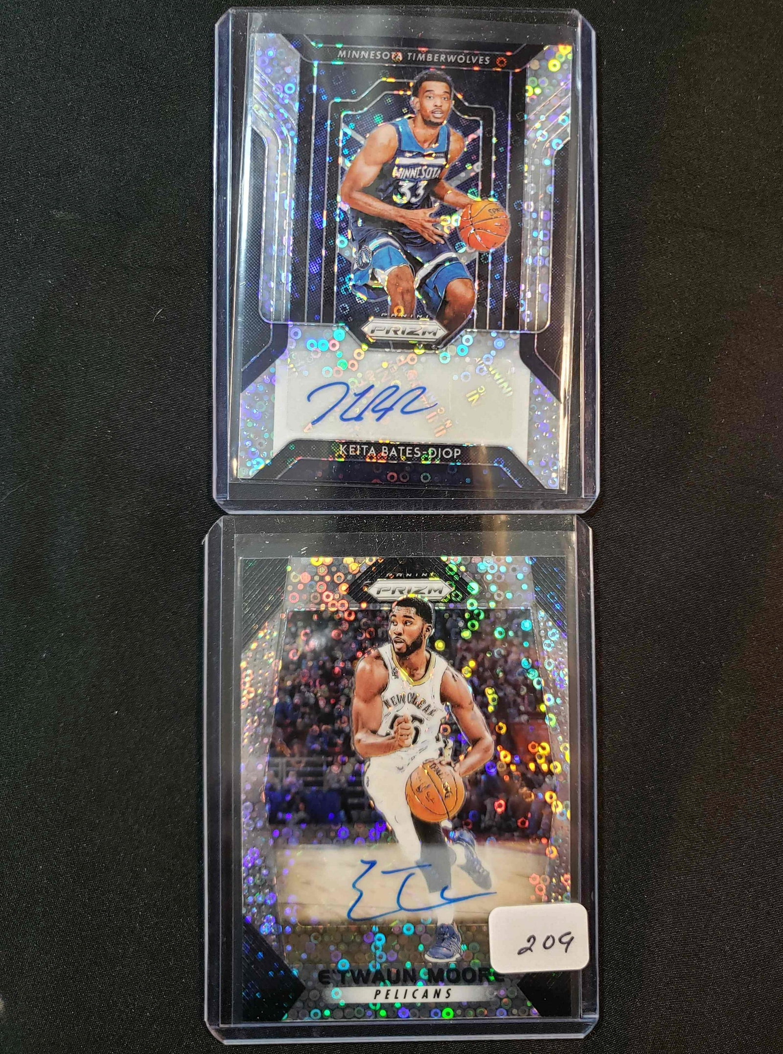 PANINI PRIZM BASKETBALL VETEREN SIGNATURE CARDS (1 of 1)