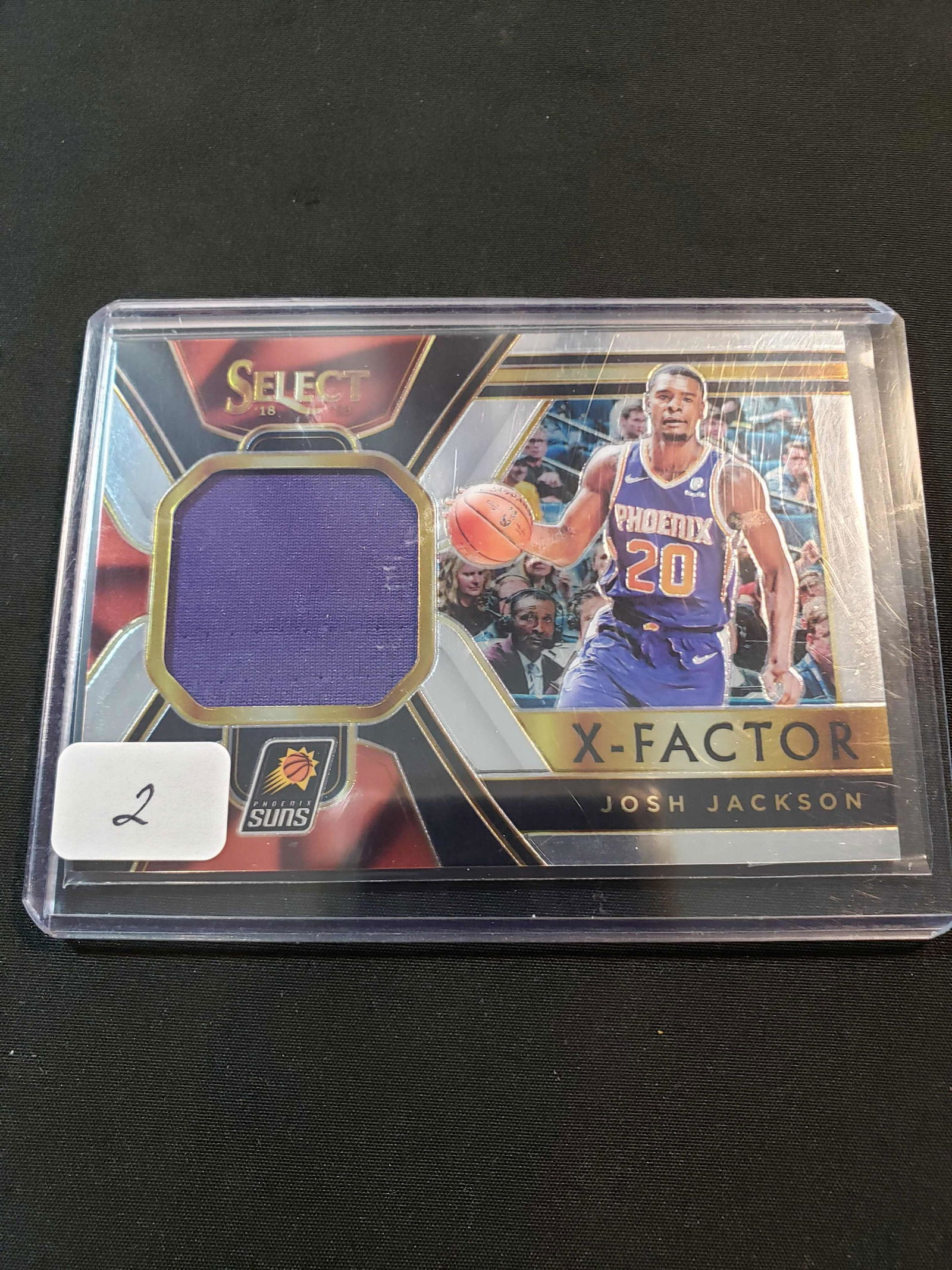 PANINI SELECT PRIZM X-FACTOR JUMBO JERSEY CARD (1 of 1)