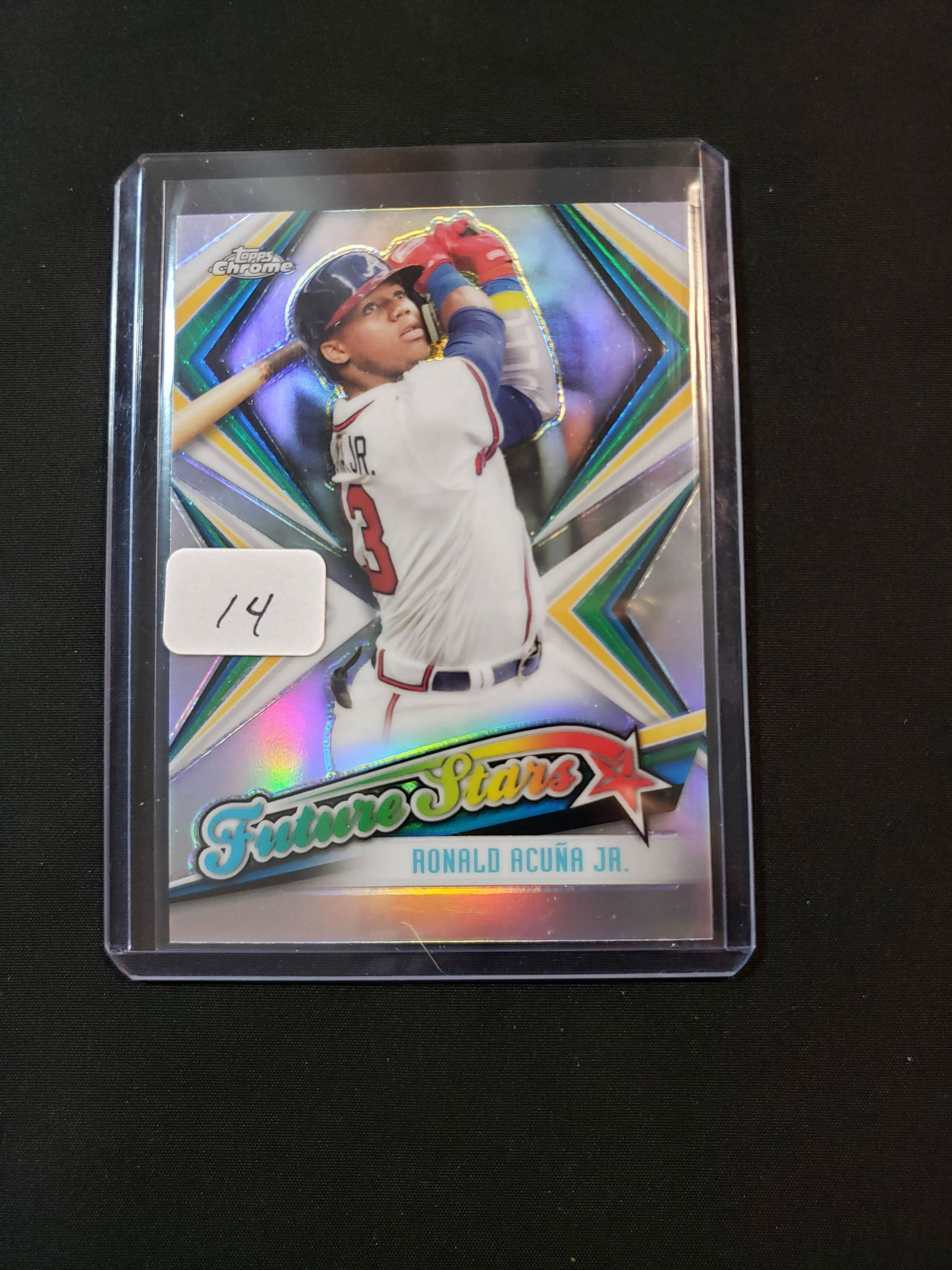 RONALD ACUNA FUTURE STARS INSERT REFRACTOR (1 of 1)