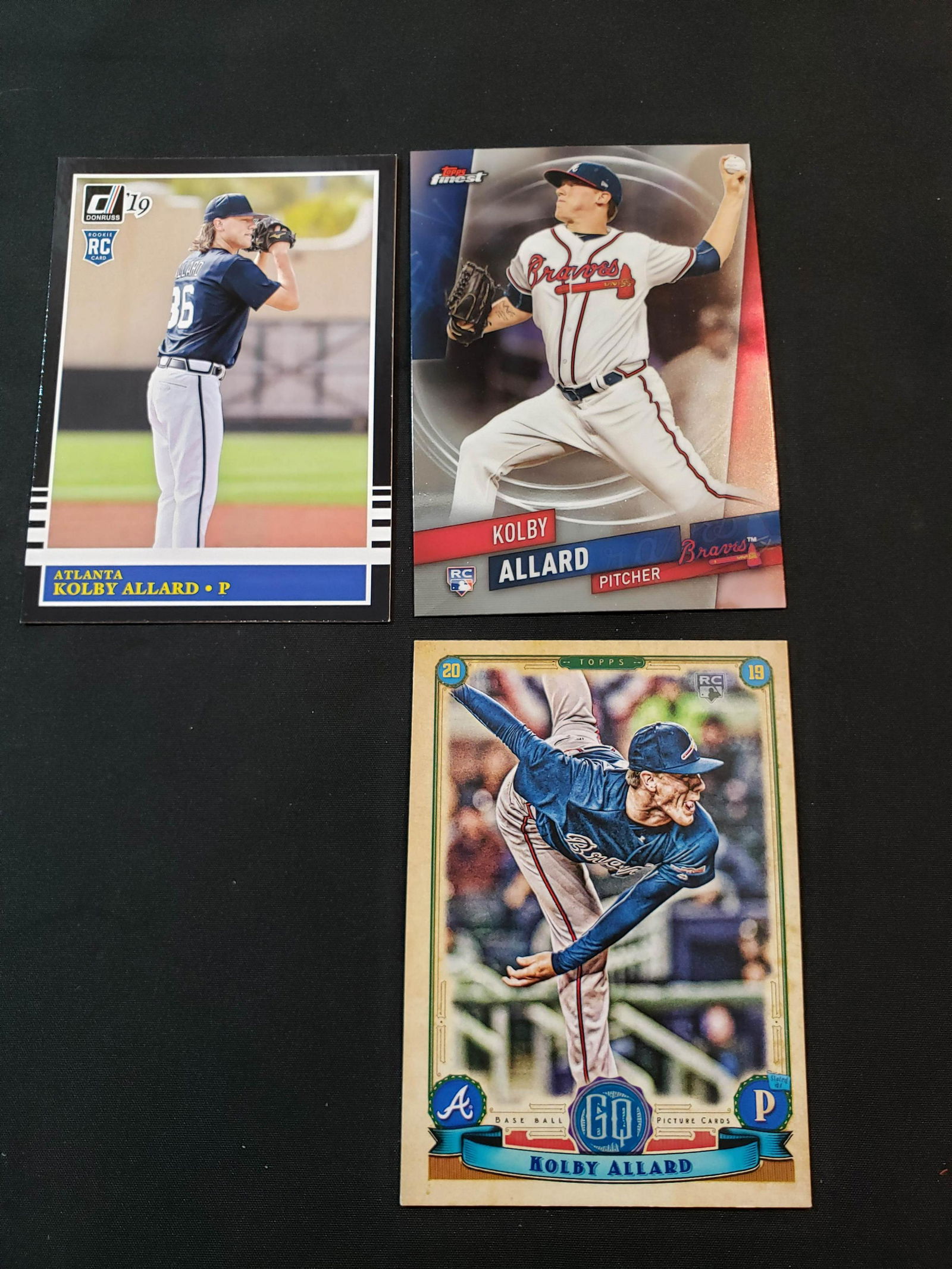 KOLBY ALLARD ATLANTA BRAVES ROOKIE CARD LOT (1 of 1)