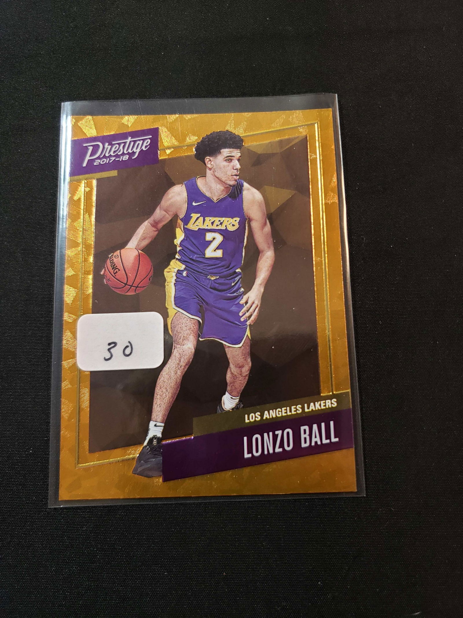 PRESTIGE BASKETBALL LONZO BALL LA LAKERS PARALLEL (1 of 1)