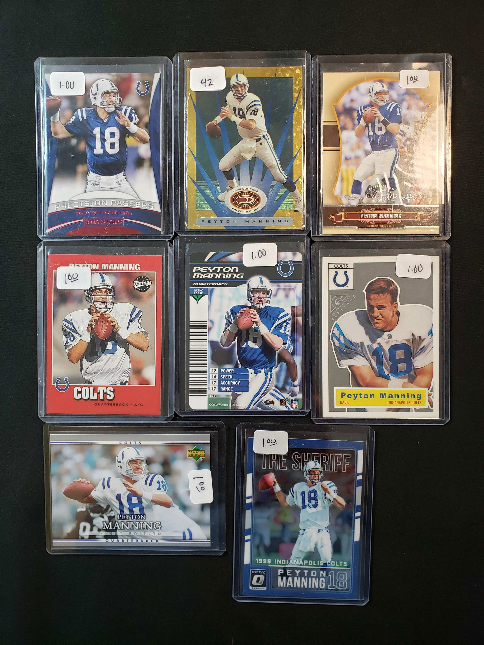 EARLY PEYTON MANNING INDIANAPOLIS COLTS LOT (1 of 1)