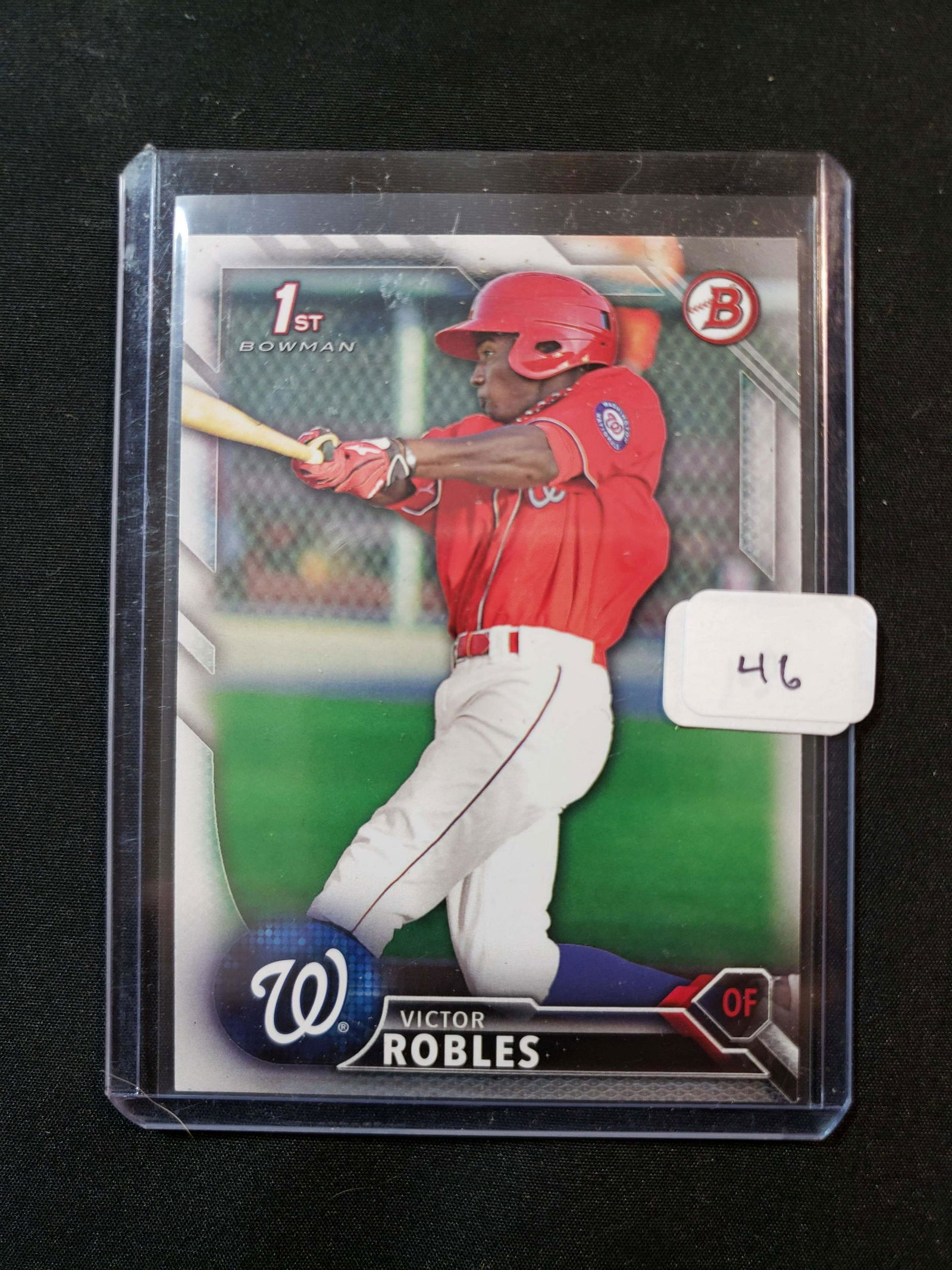 VICTOR ROBLES WASH. NATS 1ST BOWMAN CARD (1 of 1)