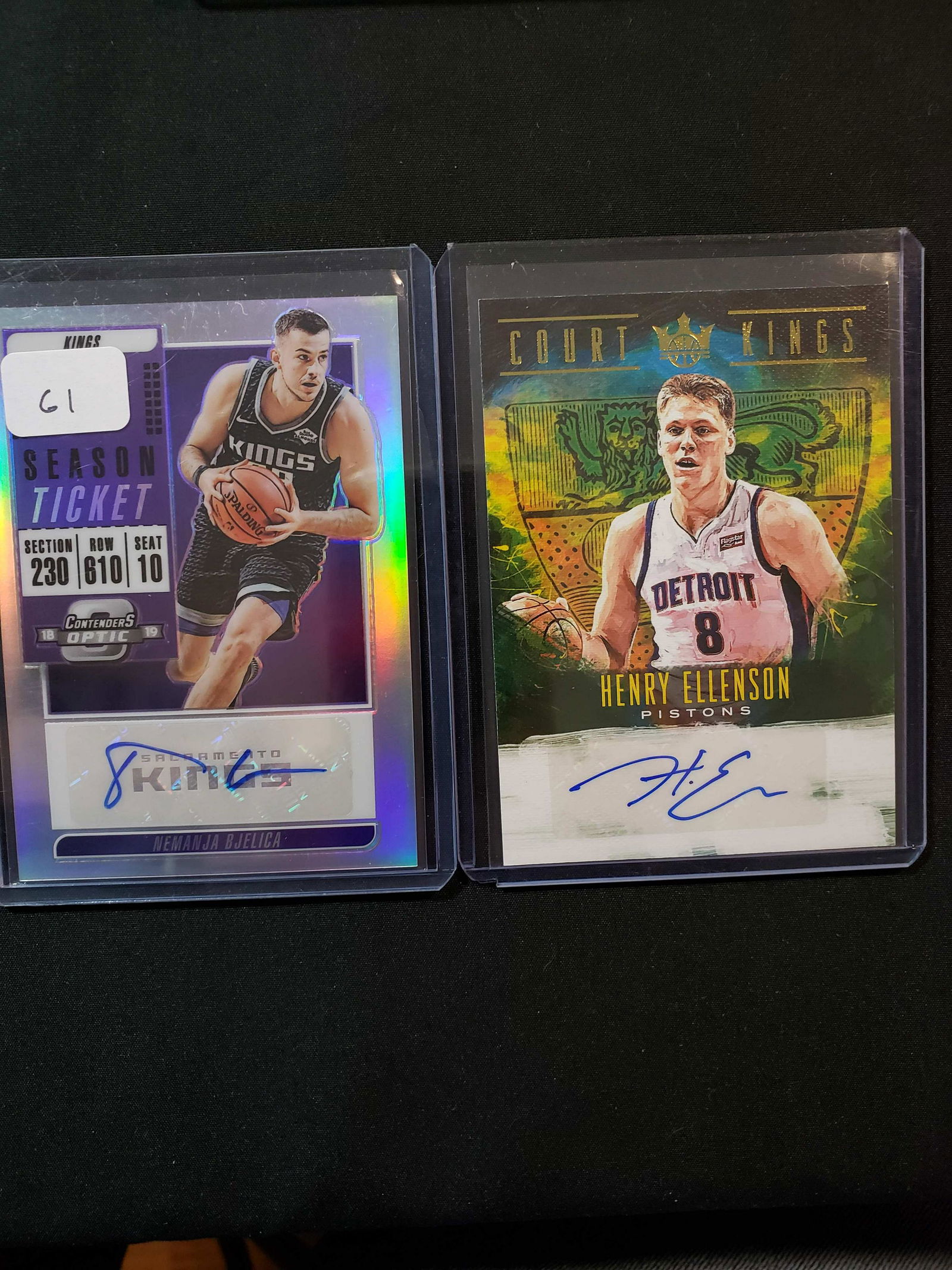 NBA BASKETBALL AUTOGRAPHED CARD LOT (1 of 1)