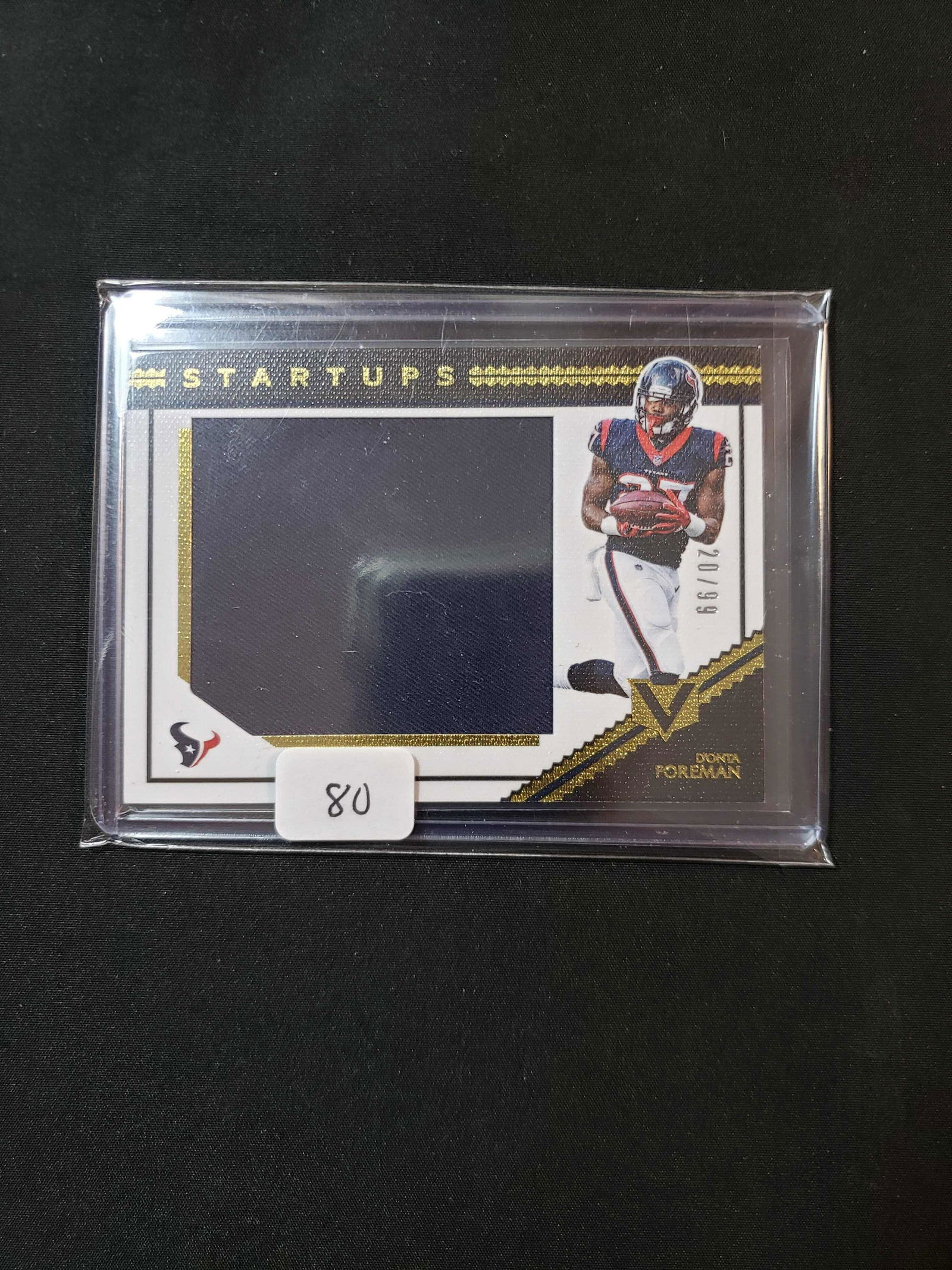 DONTA FOREMAN JUMBO JERSEY RELIC CARD 20/99 (1 of 1)