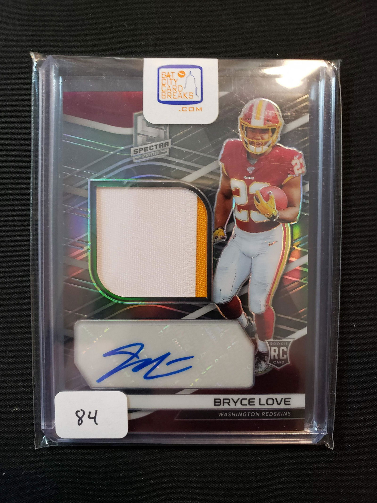 BRYCE LOVE ROOKIE PATCH SIGNATURE CARD (1 of 1)