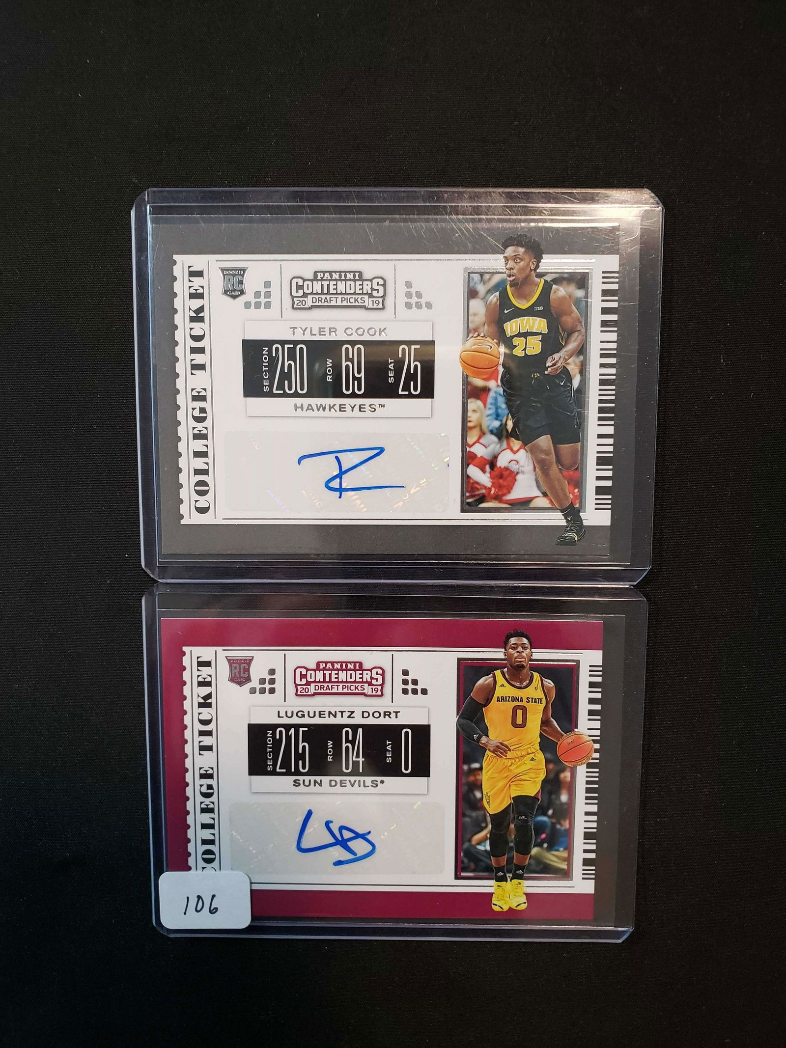 2019 PANINI CONTENDERS BASKETBALL RC AUTOS (1 of 1)