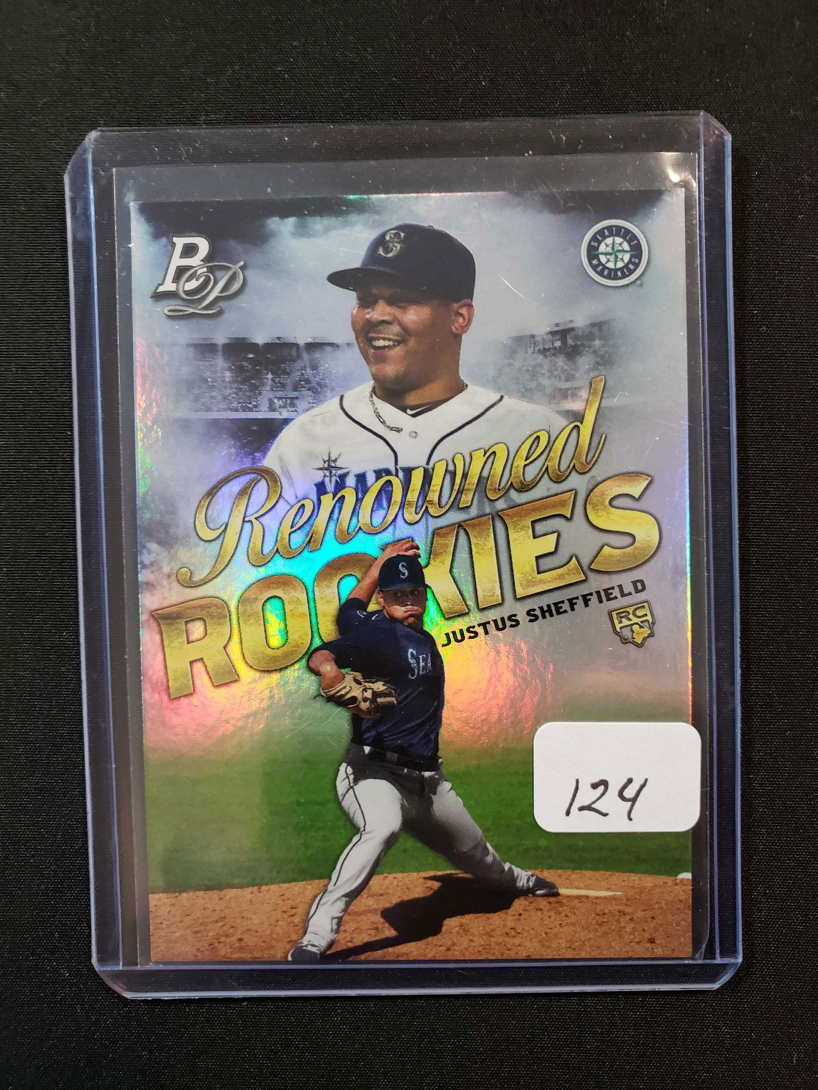 JUSTUS SHEFFIELD SEATTLE MARINERS ROOKIE CARD (1 of 1)